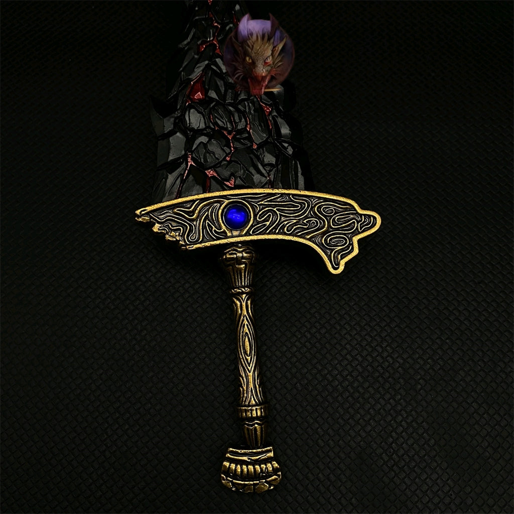 Soul Game Classical Maliketh's Black Blade Metal Replica With Gift Box