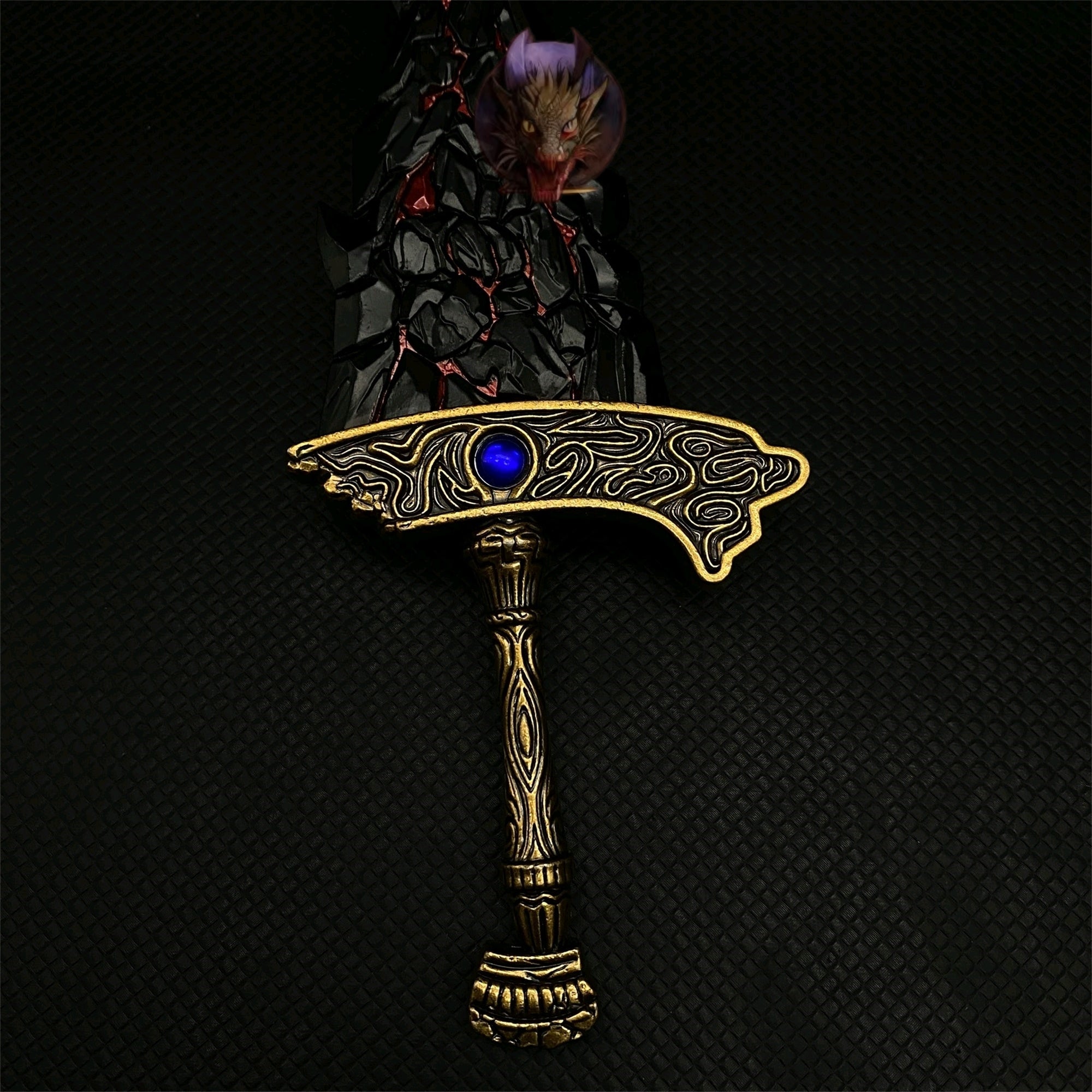Soul Game Classical Maliketh's Black Blade Metal Replica With Gift Box