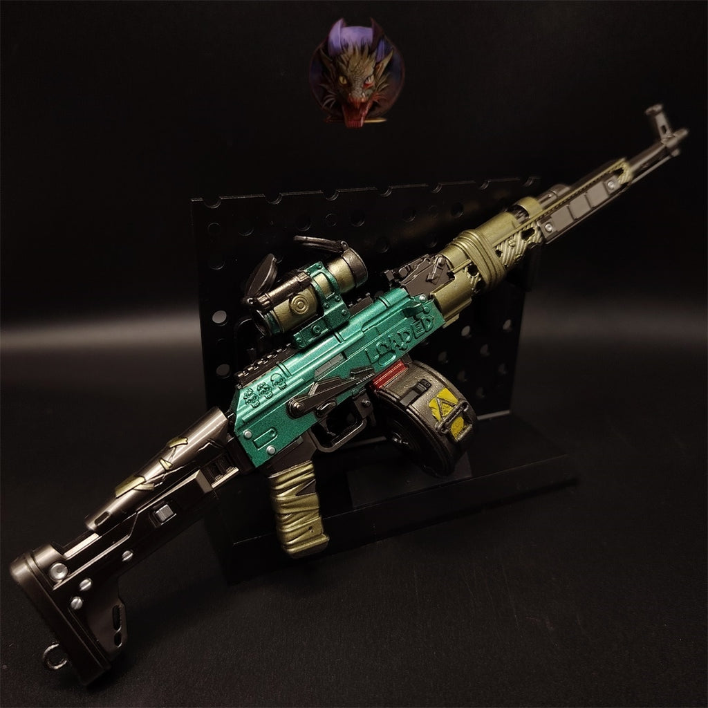 Delta Force Game AKM Rifle Model Metal Replica