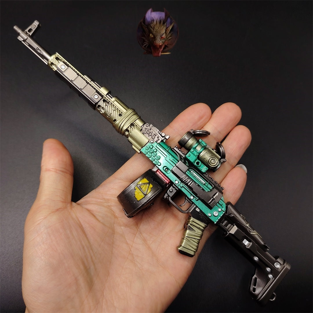 Delta Force Game AKM Rifle Model Metal Replica