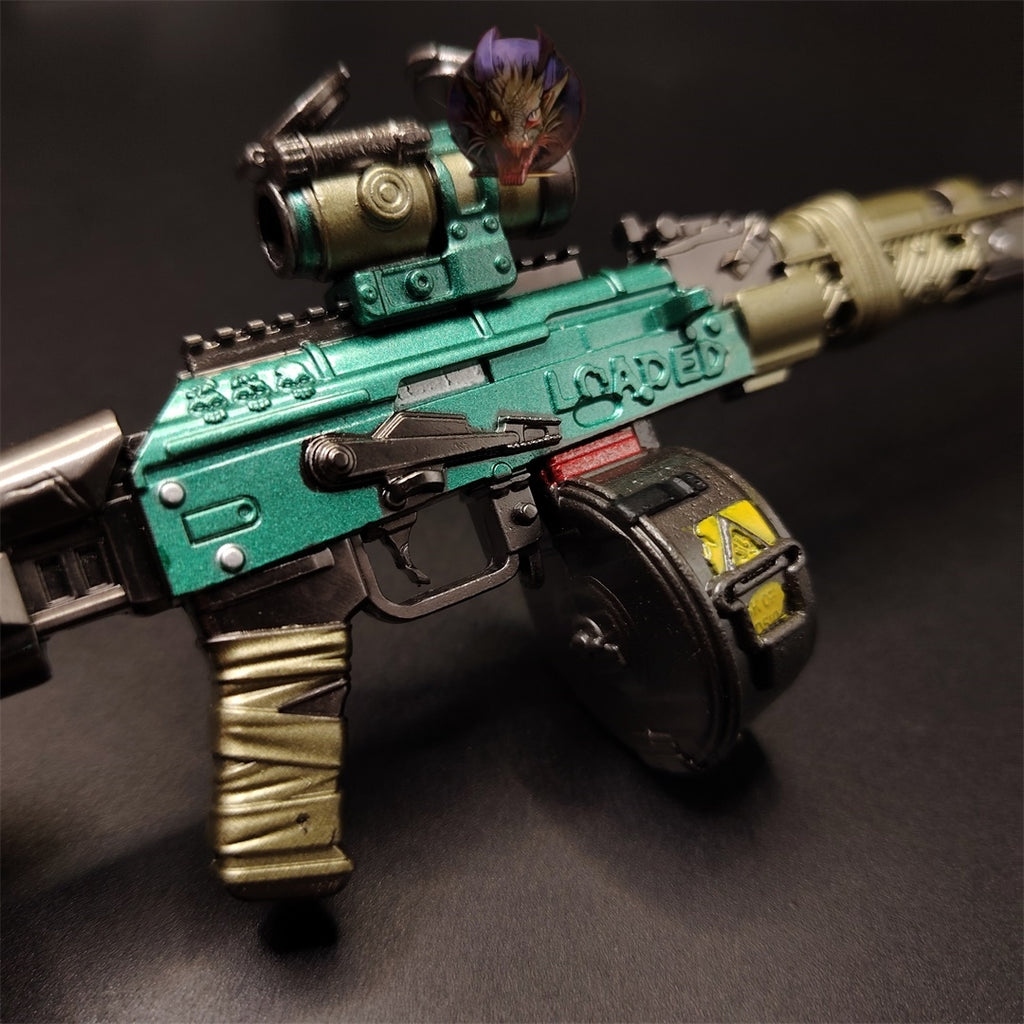 Delta Force Game AKM Rifle Model Metal Replica