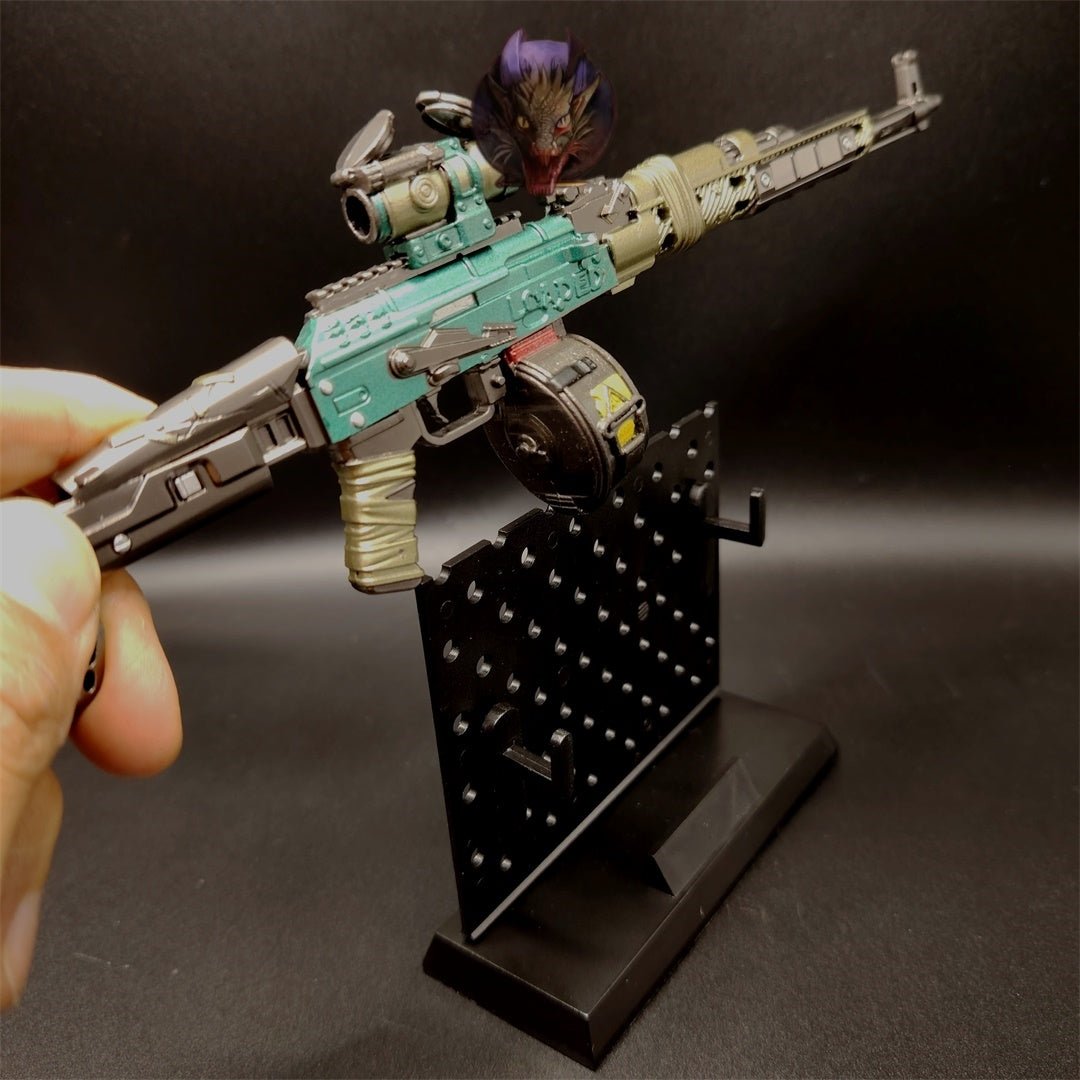Delta Force Game AKM Rifle Model Metal Replica