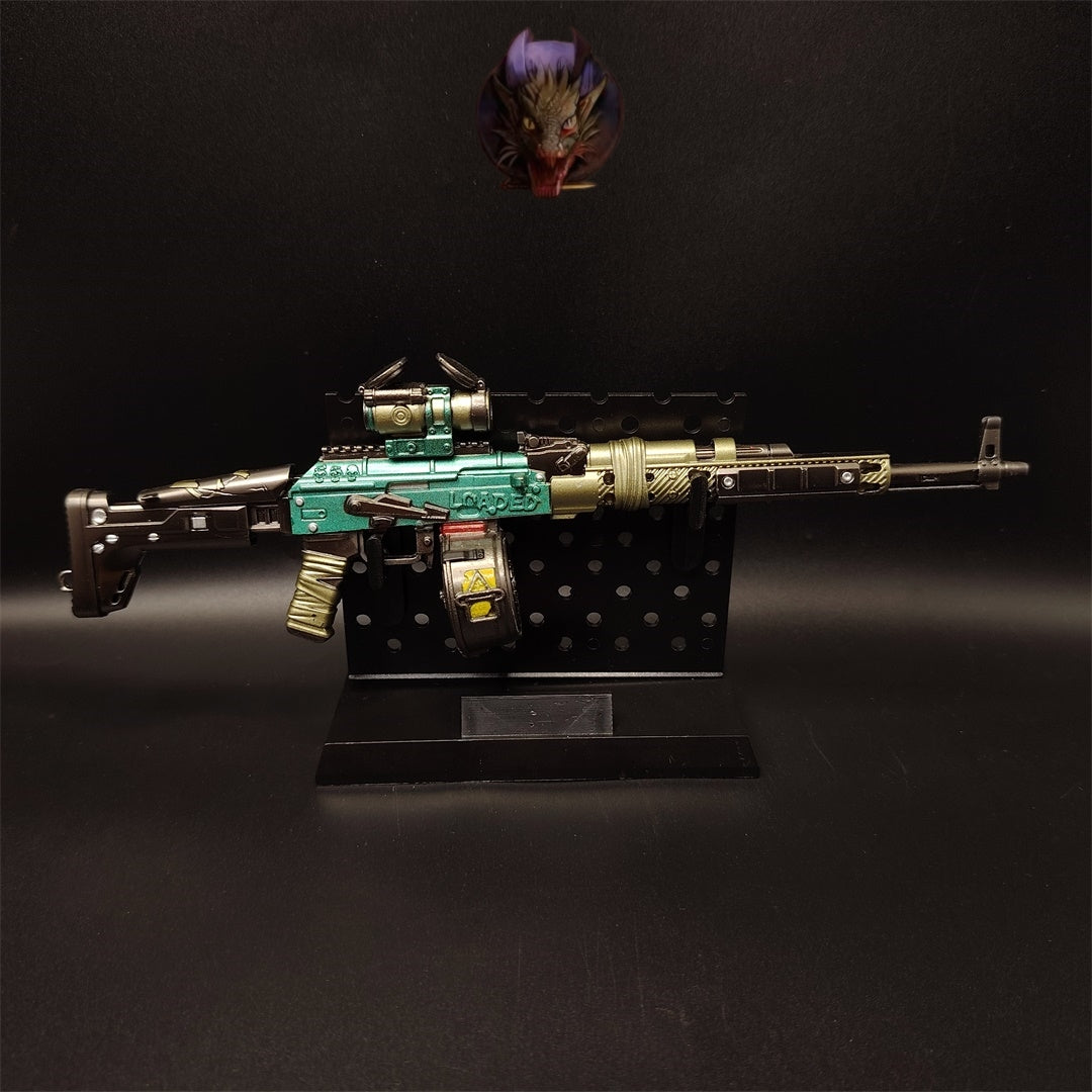 Delta Force Game AKM Rifle Model Metal Replica