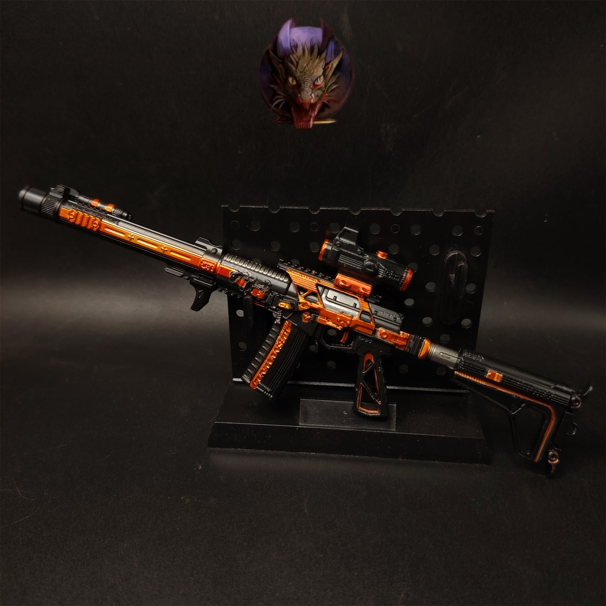Delta Force Game AS-VAL Power Trend Assault Rifle Model Metal Replica