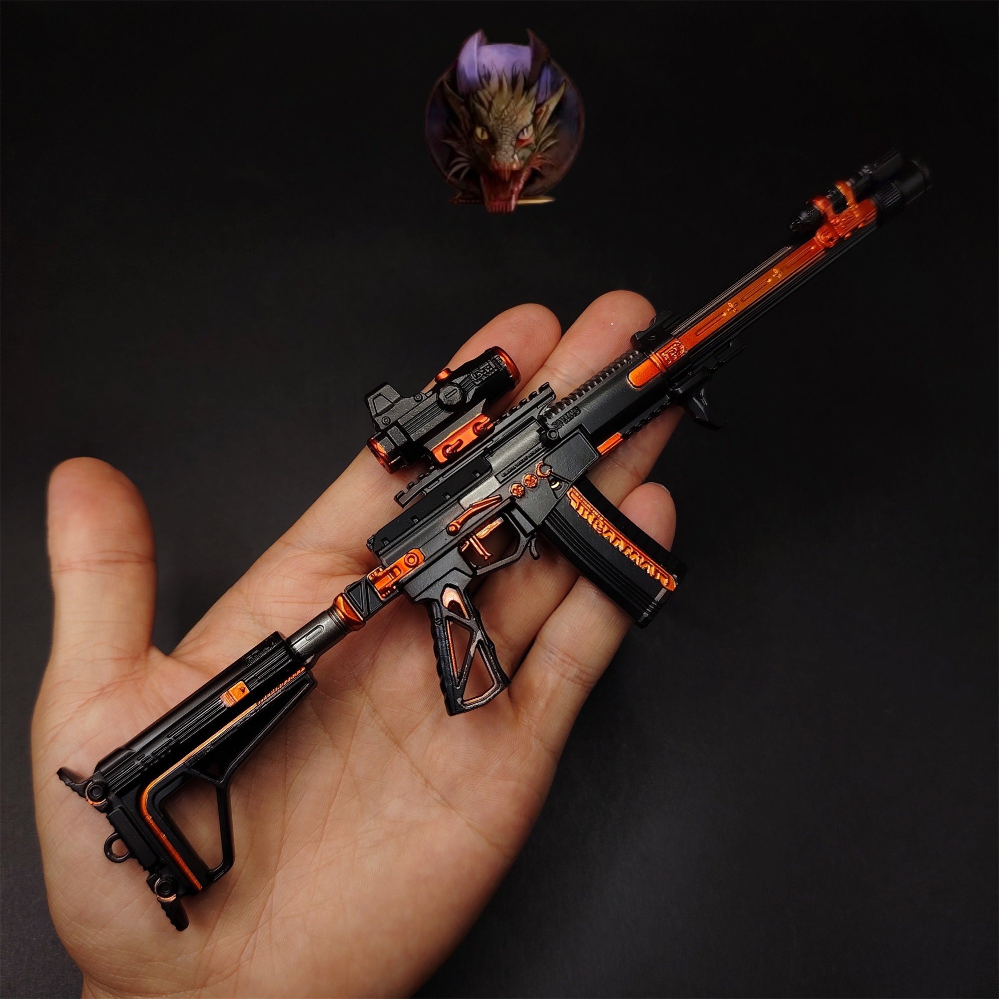 Delta Force Game AS-VAL Power Trend Assault Rifle Model Metal Replica
