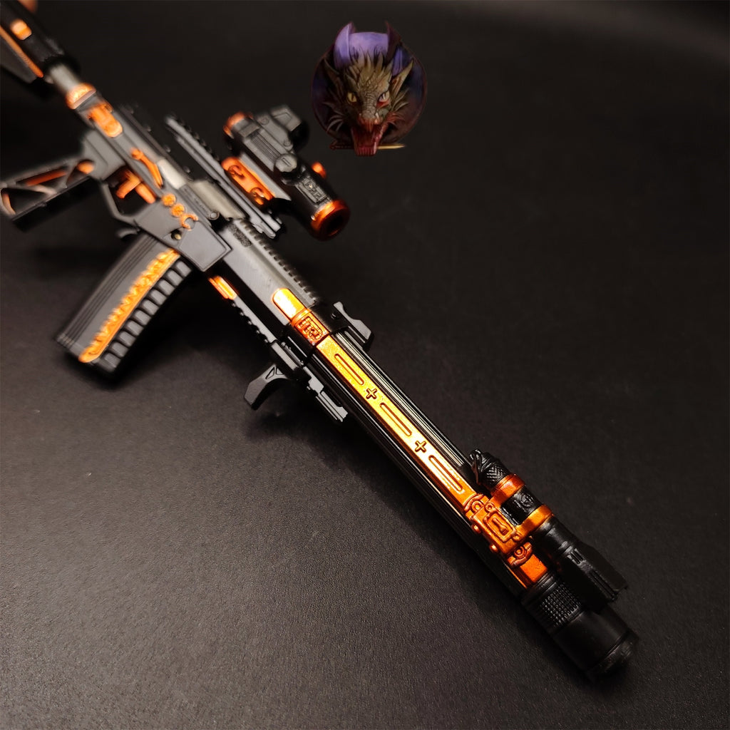 Delta Force Game AS-VAL Power Trend Assault Rifle Model Metal Replica