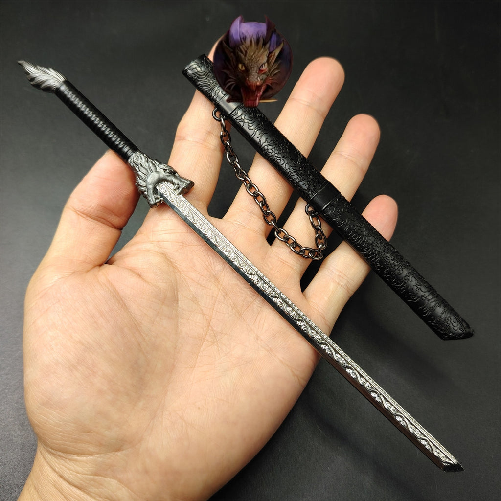 Ancient Chinese Dragon Soul Sword Metal Replica