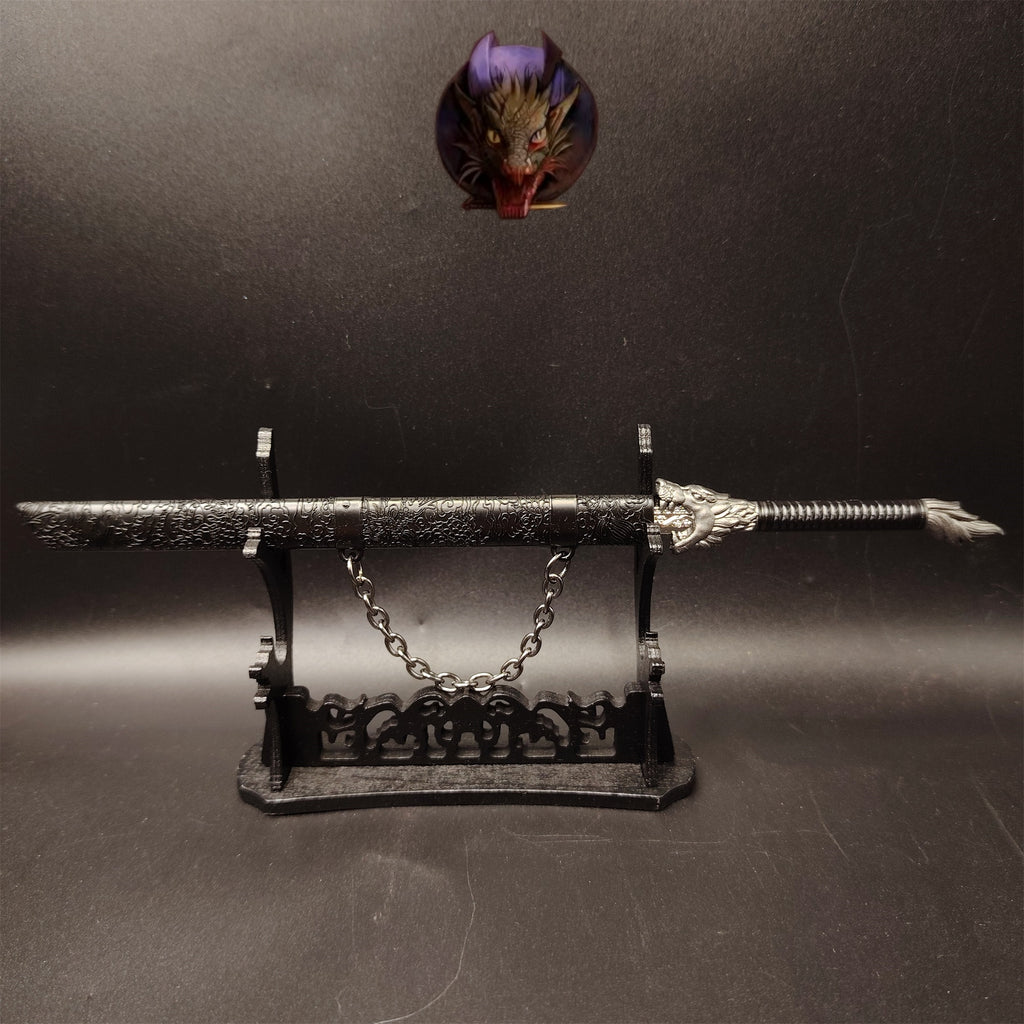 Ancient Chinese Dragon Soul Sword Metal Replica
