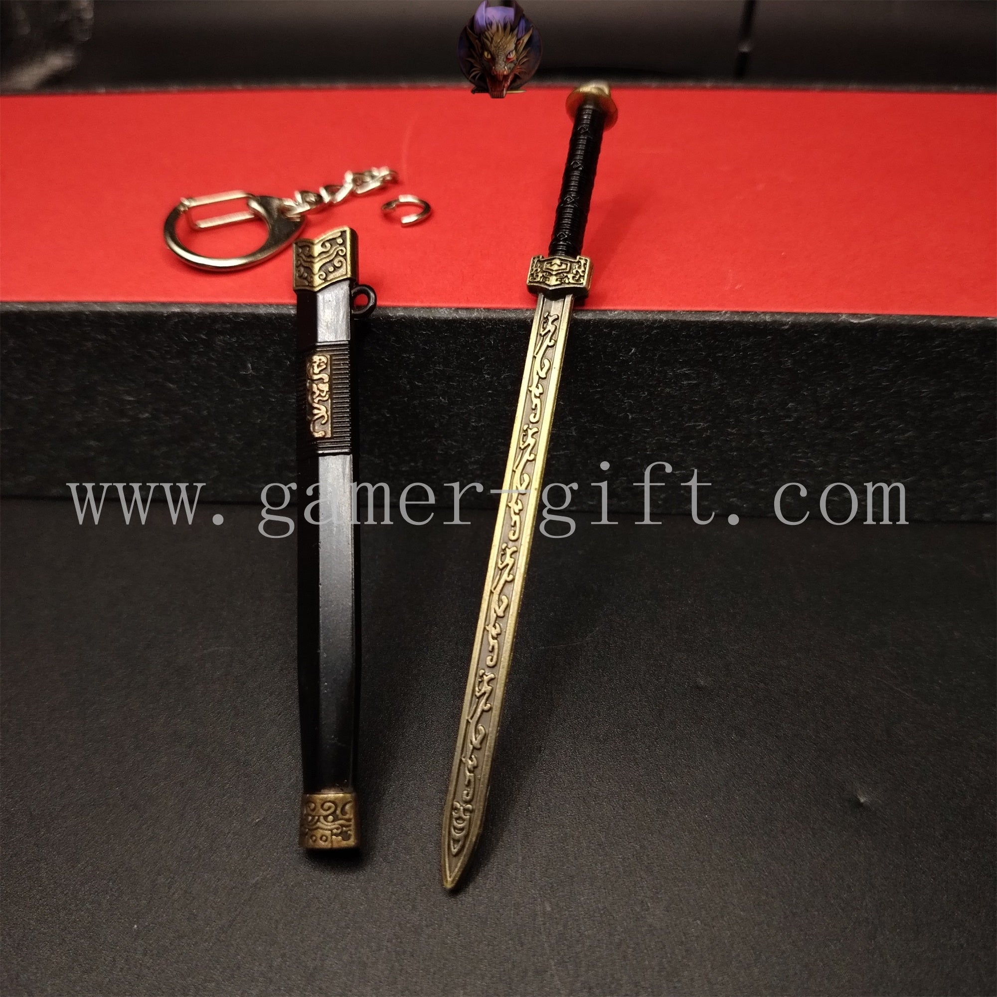 Mini Ancient Chinese Famous Sword 12CM Metal Replica 3 Options