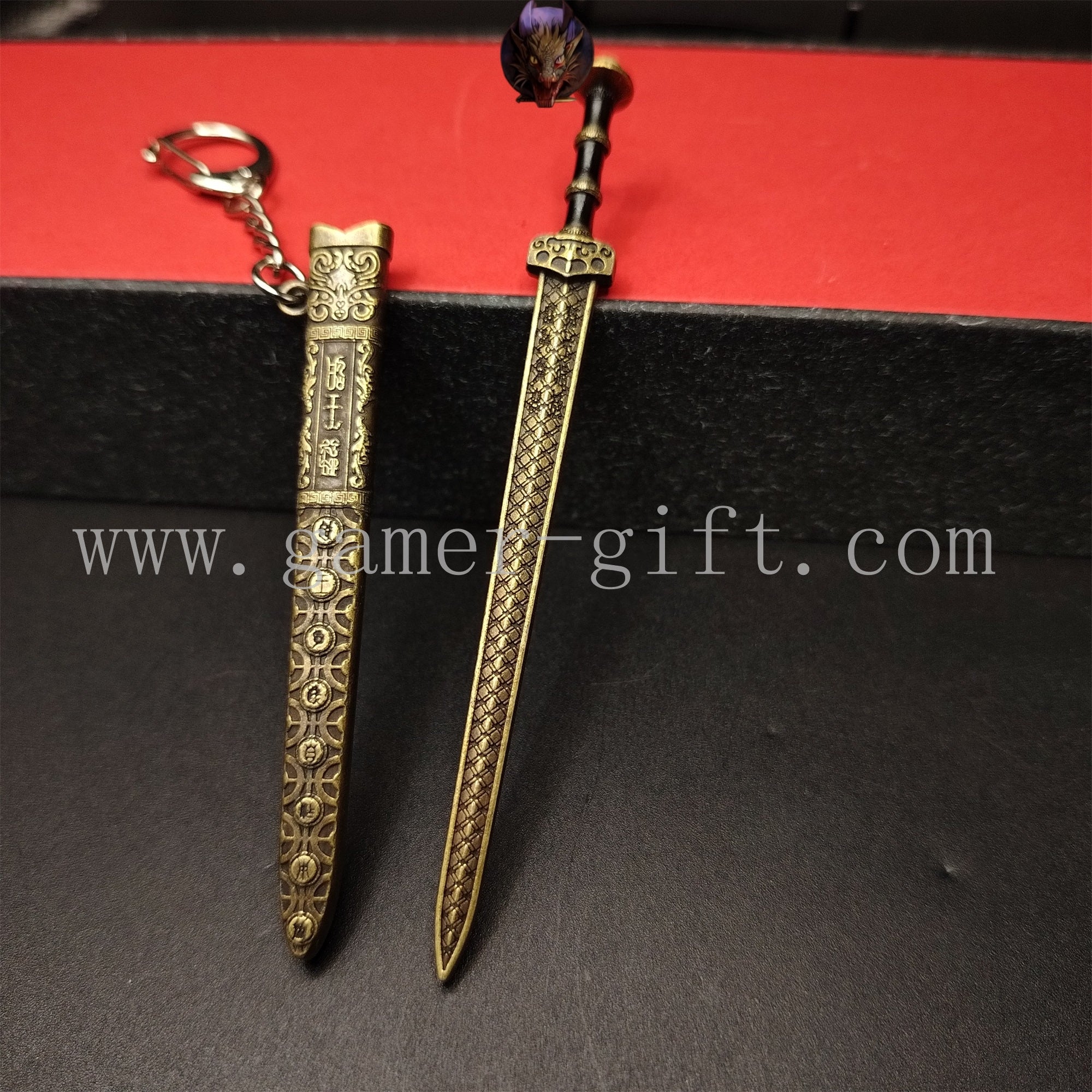 Mini Ancient Chinese Famous Sword 12CM Metal Replica 3 Options