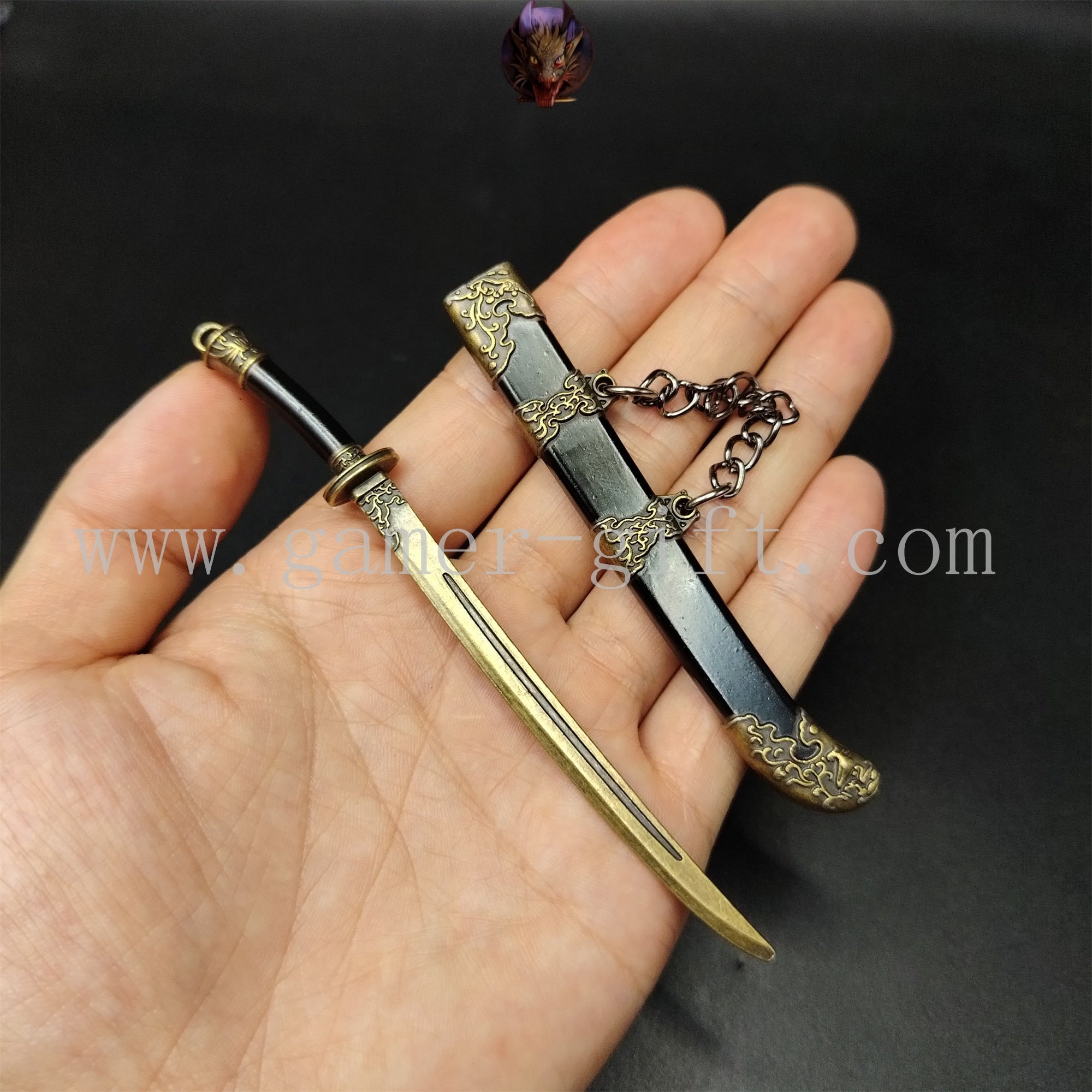 Mini Ancient Chinese Famous Sword 12CM Metal Replica 3 Options