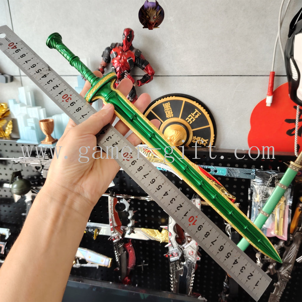 Anime Weapon Qingzhu Fengyun Sword Metal Replica With Gift Box