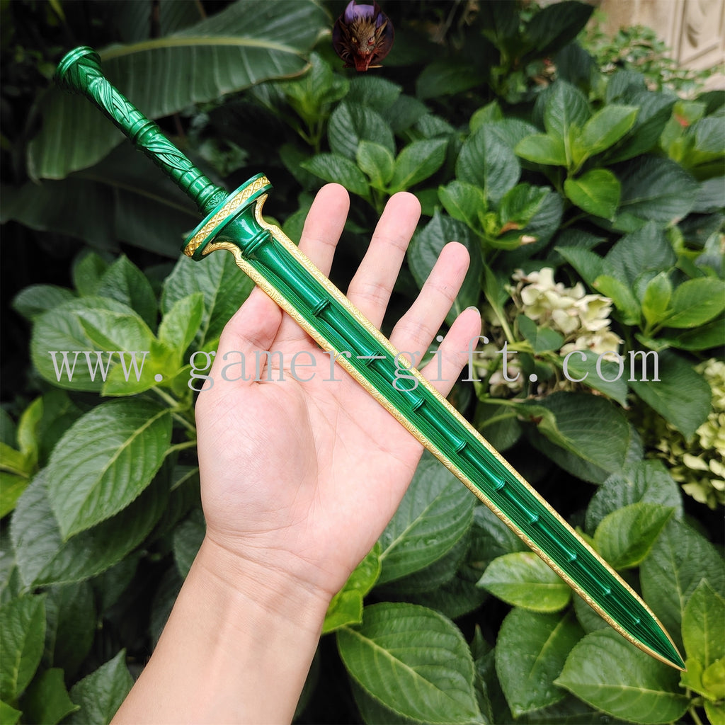 Anime Weapon Qingzhu Fengyun Sword Metal Replica With Gift Box