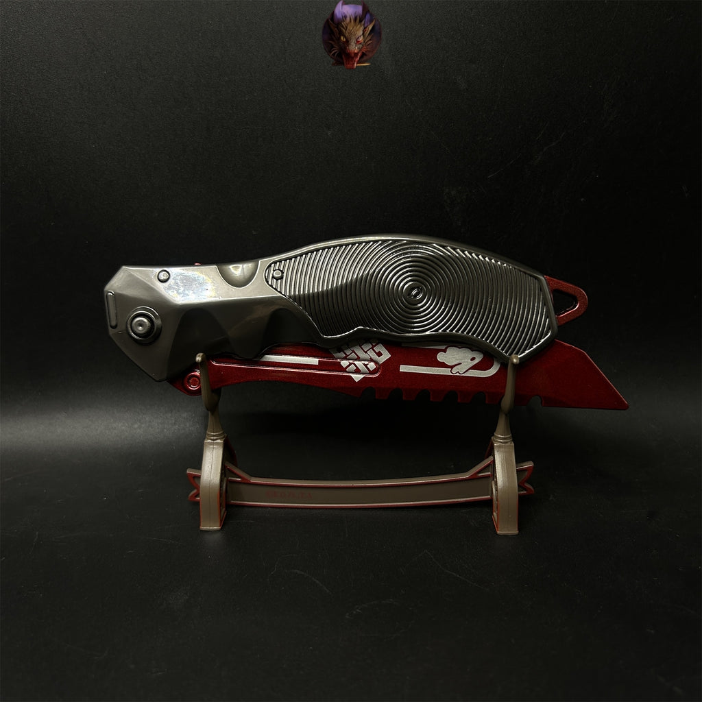 Arena Breakout Game Lucky Rabbit Folding Knife Blunt Metal Replica