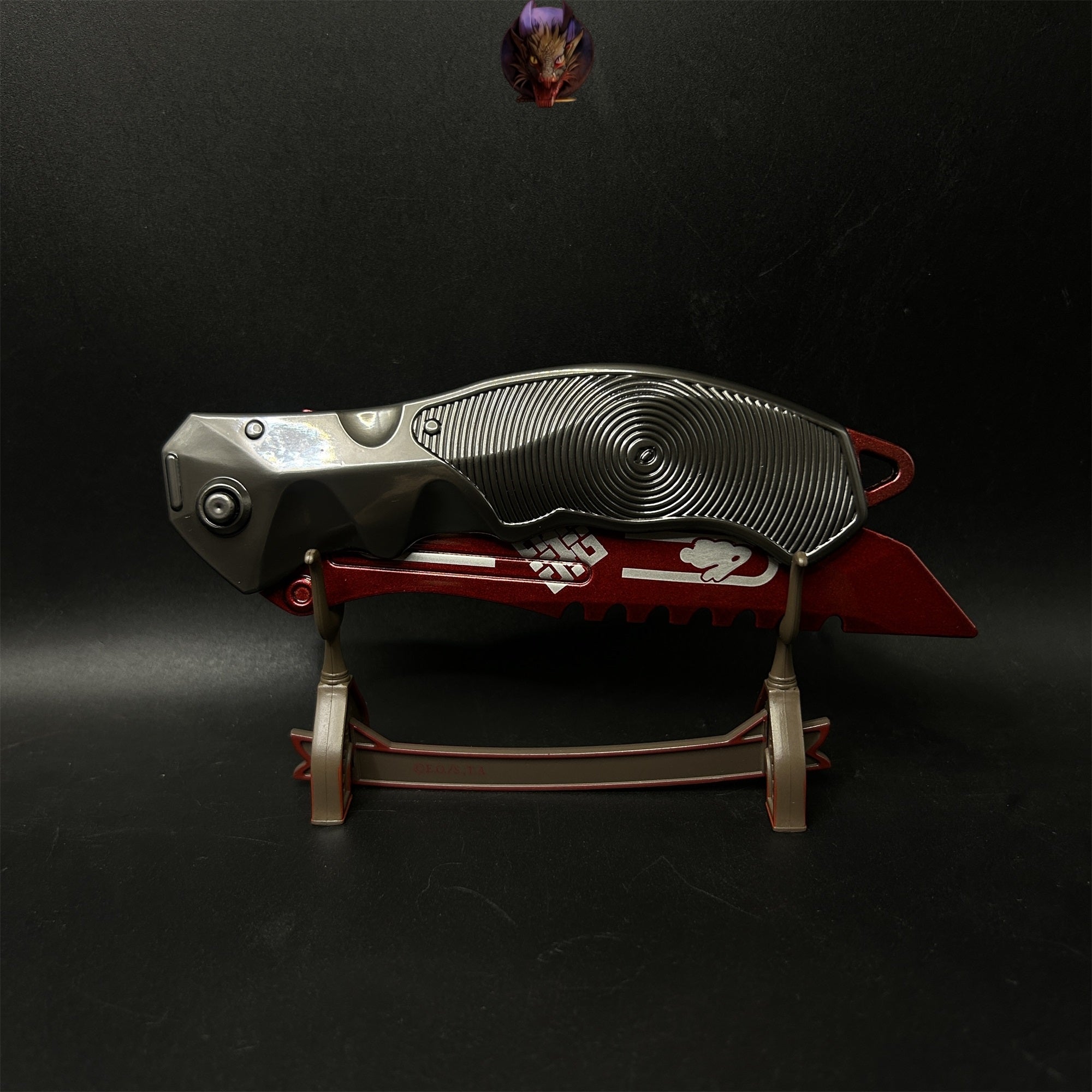Arena Breakout Game Lucky Rabbit Folding Knife Blunt Metal Replica