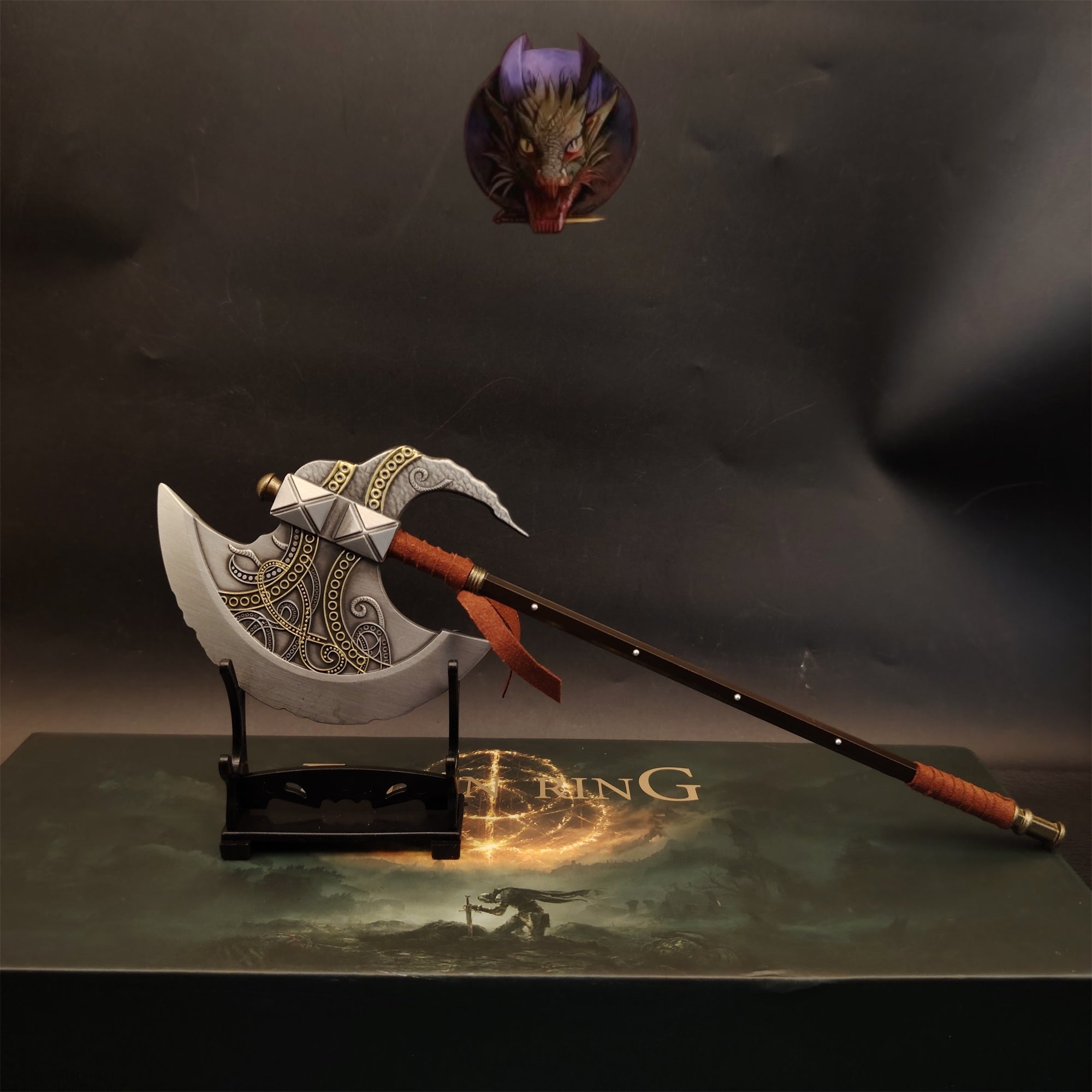 Soul Game Elden Axe Of Godfrey Metal Replica With Gift Box