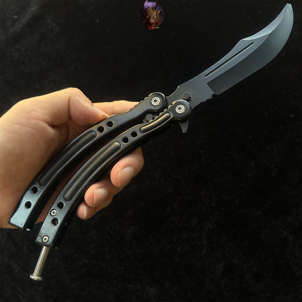 Go Game Balisong Butterfly Trainer Knife Steel Replicas Collections