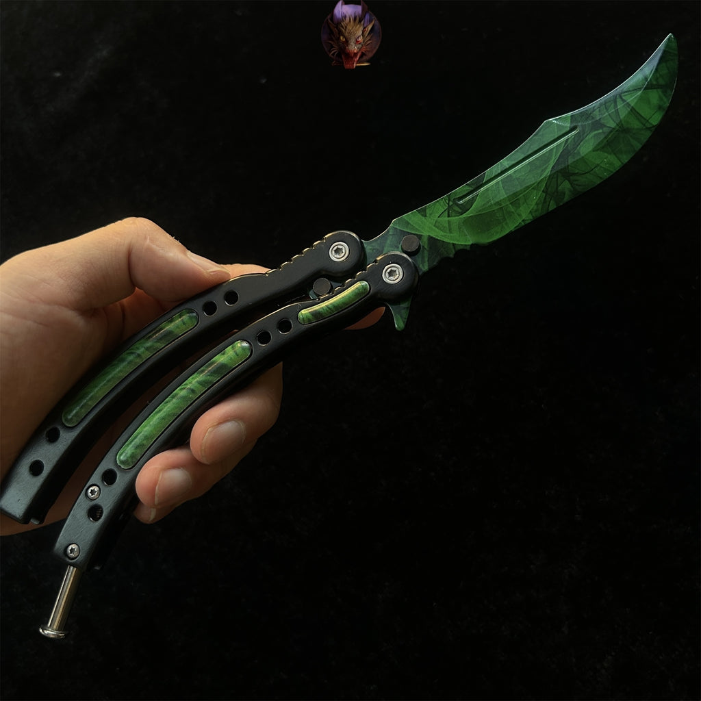 Go Game Balisong Butterfly Trainer Knife Steel Replicas Collections