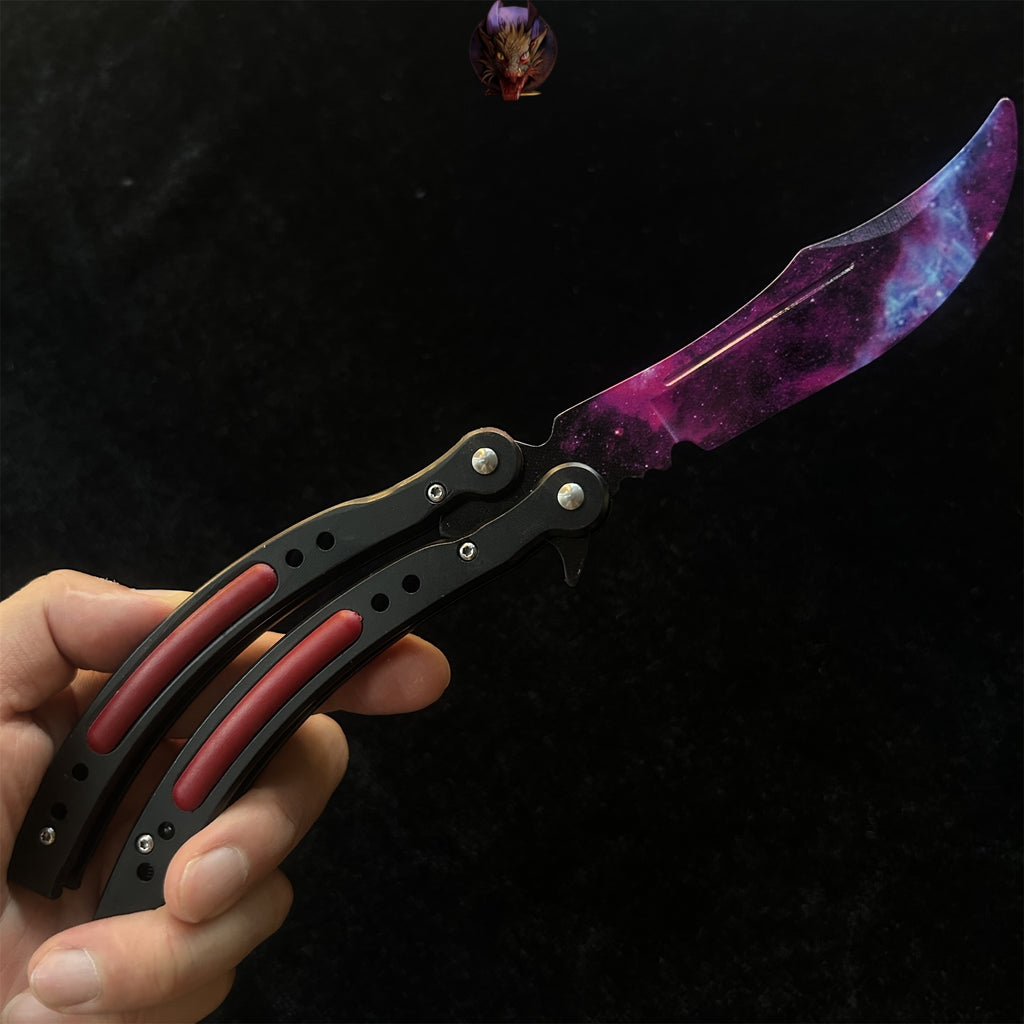 Go Game Balisong Butterfly Trainer Knife Steel Replicas Collections