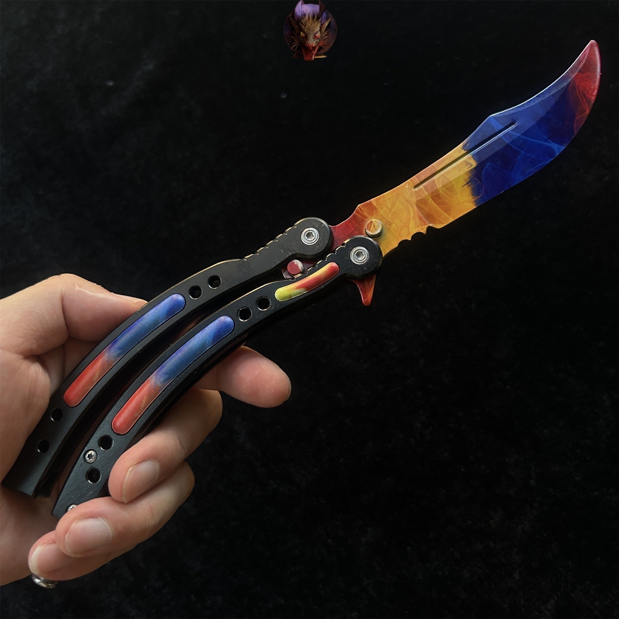 Go Game Balisong Butterfly Trainer Knife Steel Replicas Collections