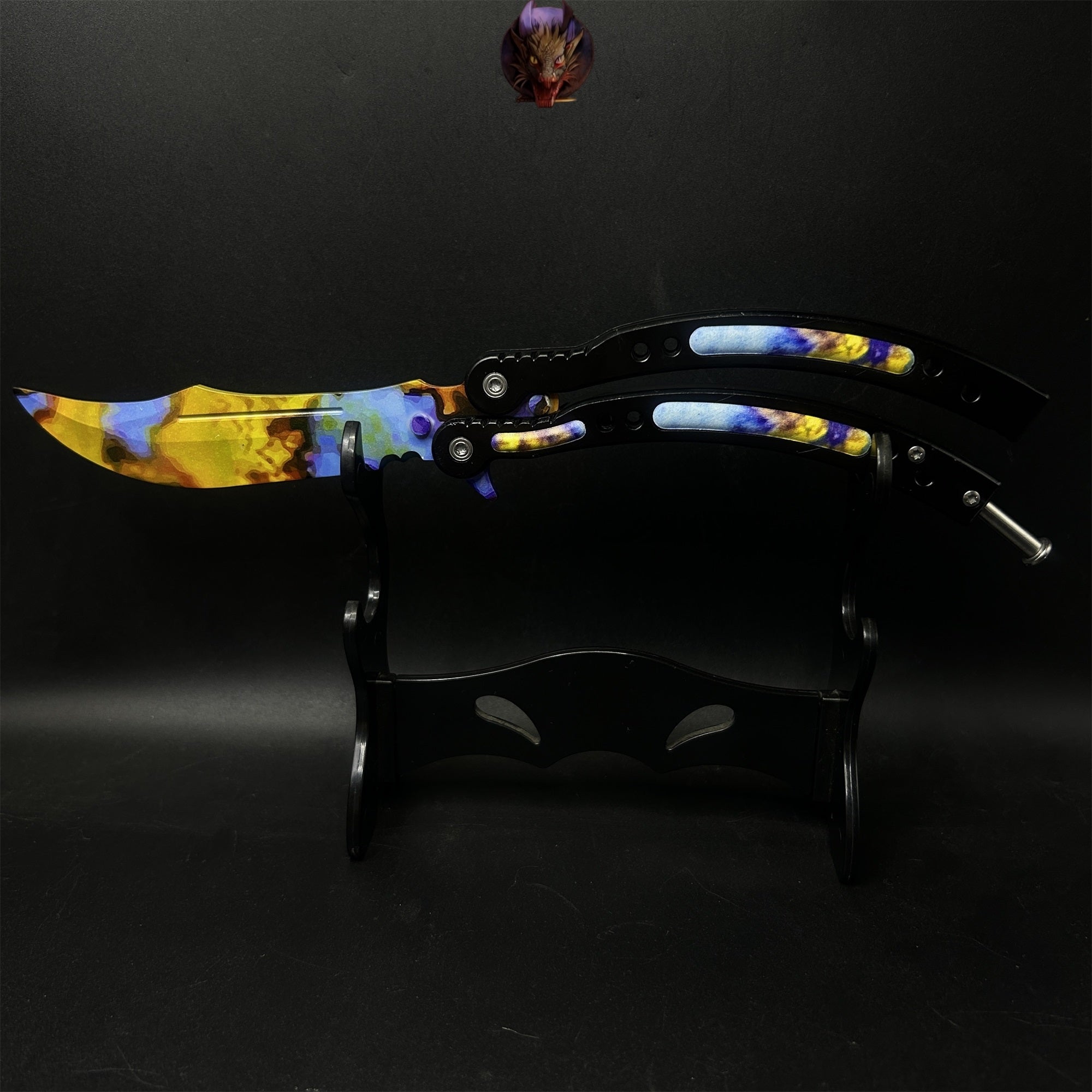 Go Game Balisong Butterfly Trainer Knife Steel Replicas Collections