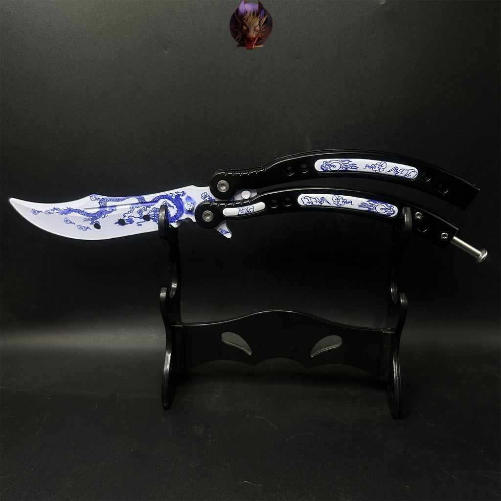Go Game Balisong Butterfly Trainer Knife Steel Replicas Collections