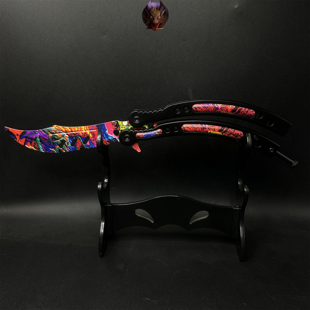 Go Game Balisong Butterfly Trainer Knife Steel Replicas Collections