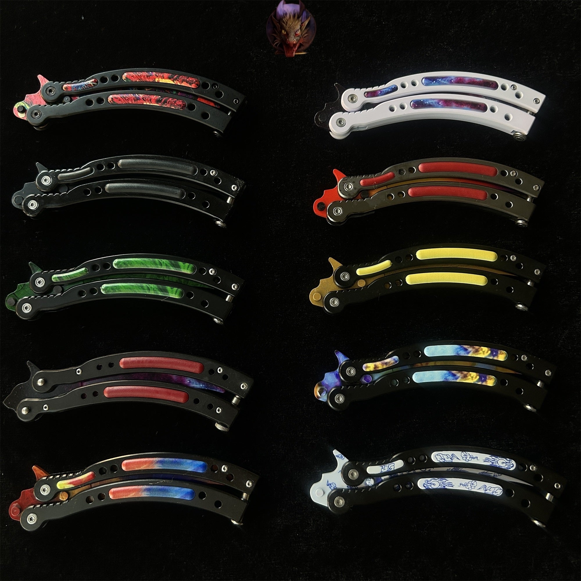 Go Game Balisong Butterfly Trainer Knife Steel Replicas Collections