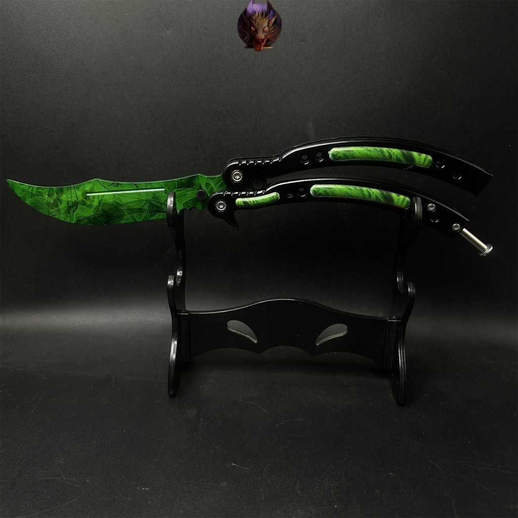 Go Game Balisong Butterfly Trainer Knife Steel Replicas Collections