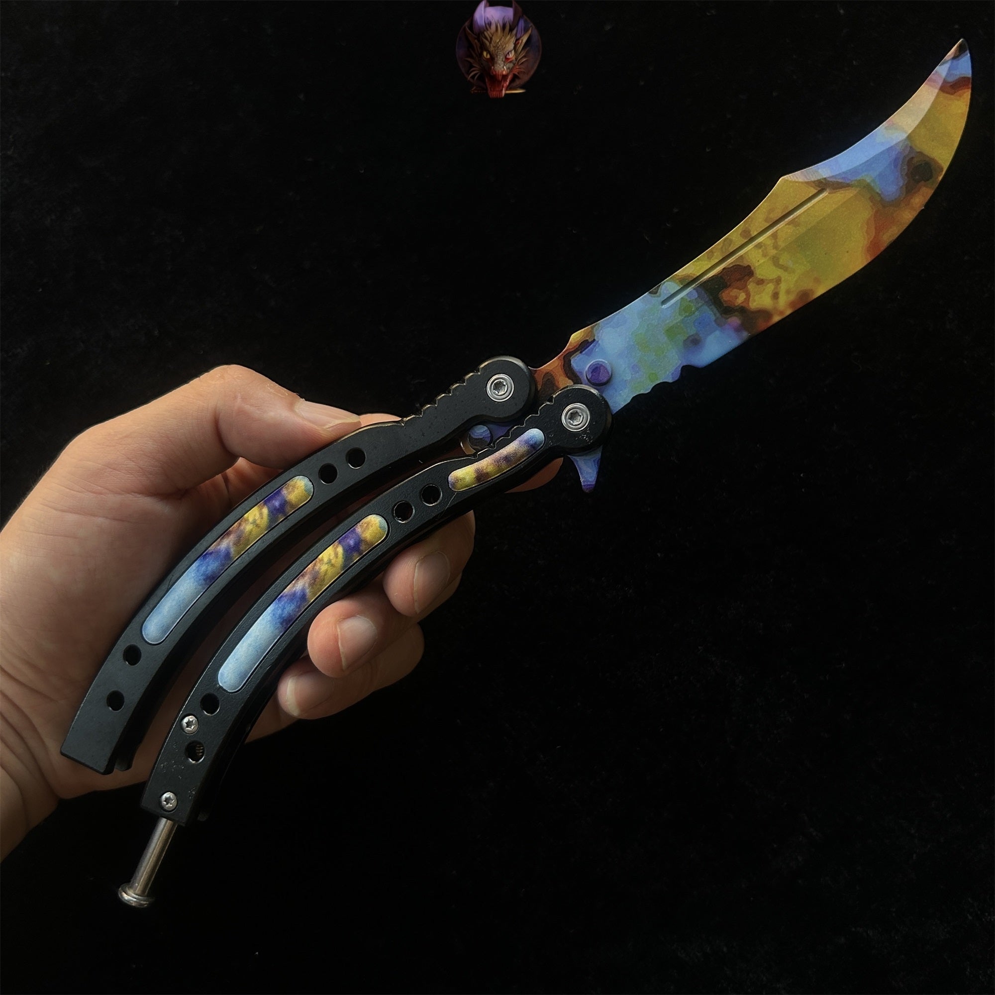 Go Game Balisong Butterfly Trainer Knife Steel Replicas Collections