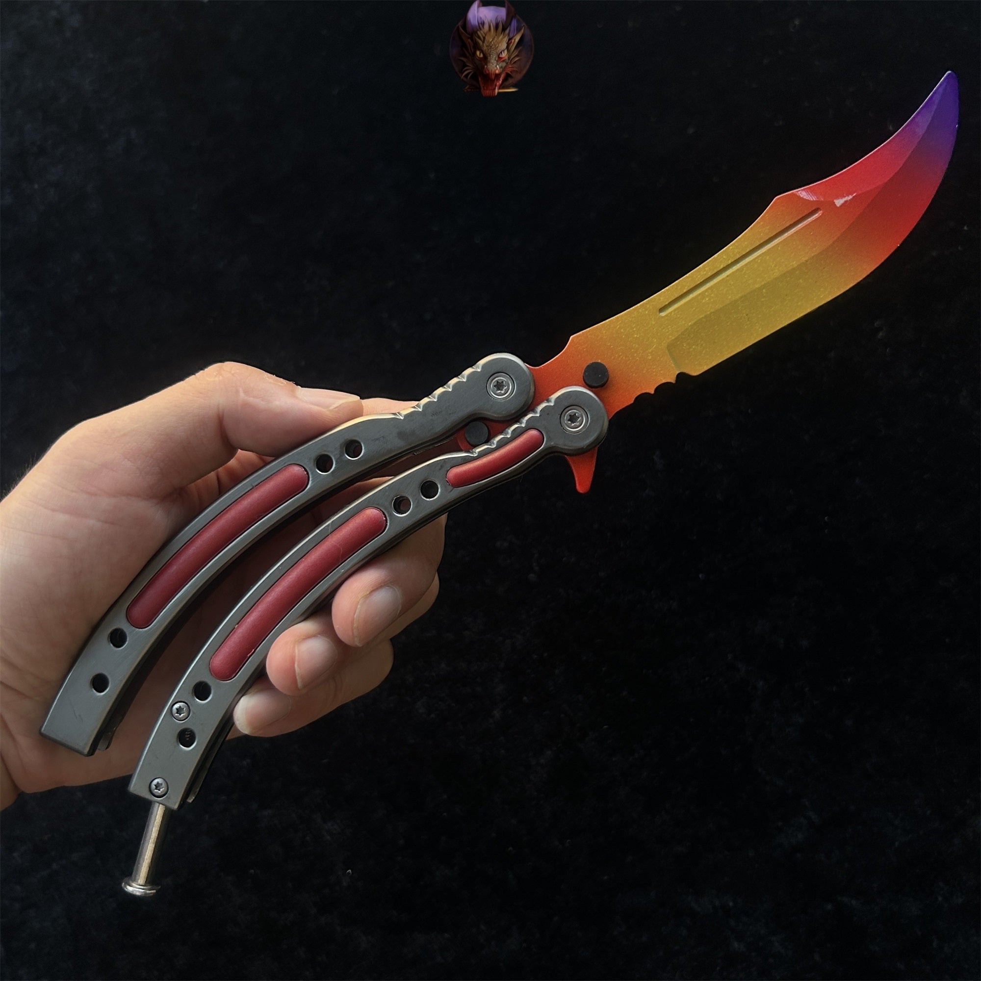 Go Game Balisong Butterfly Trainer Knife Steel Replicas Collections