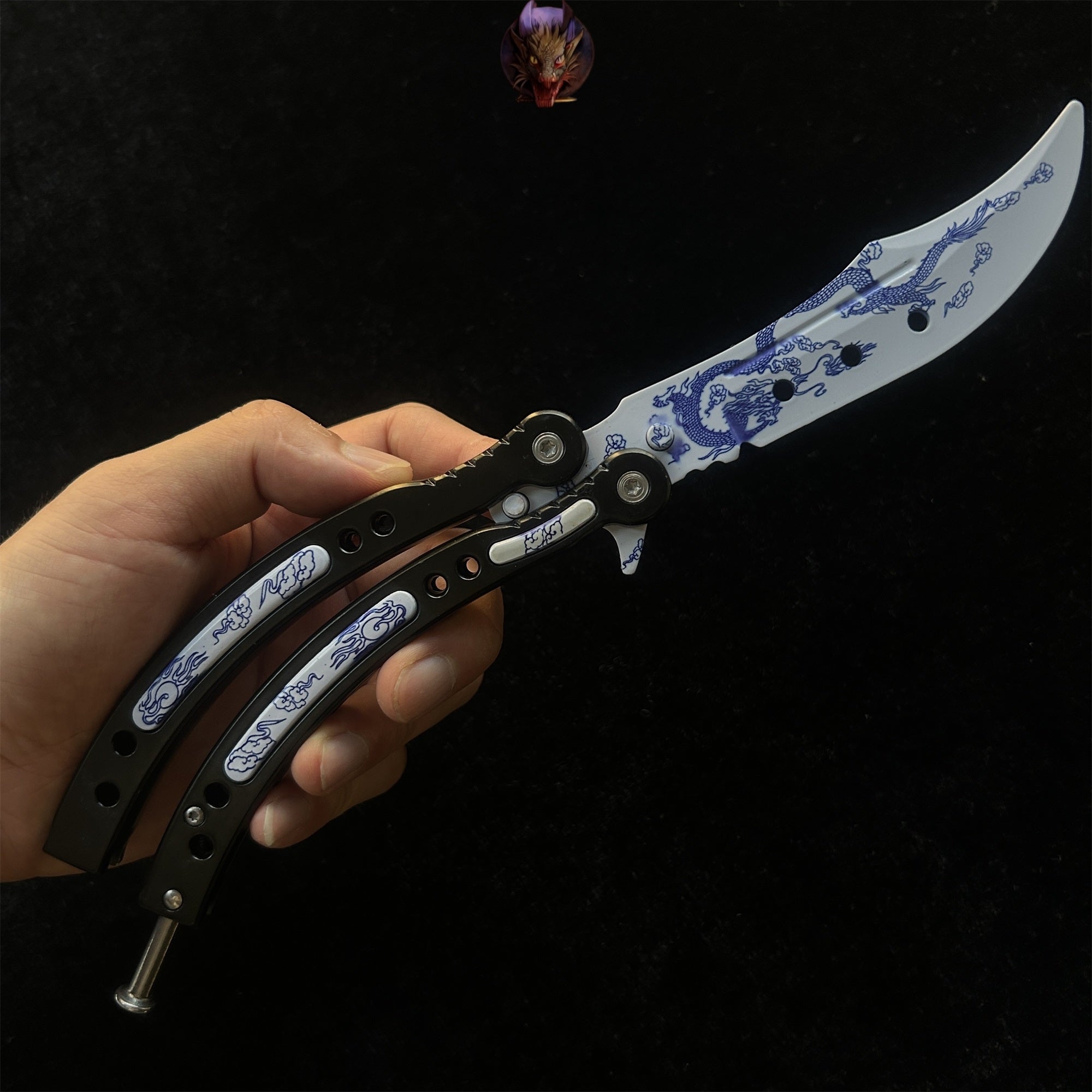 Go Game Balisong Butterfly Trainer Knife Steel Replicas Collections