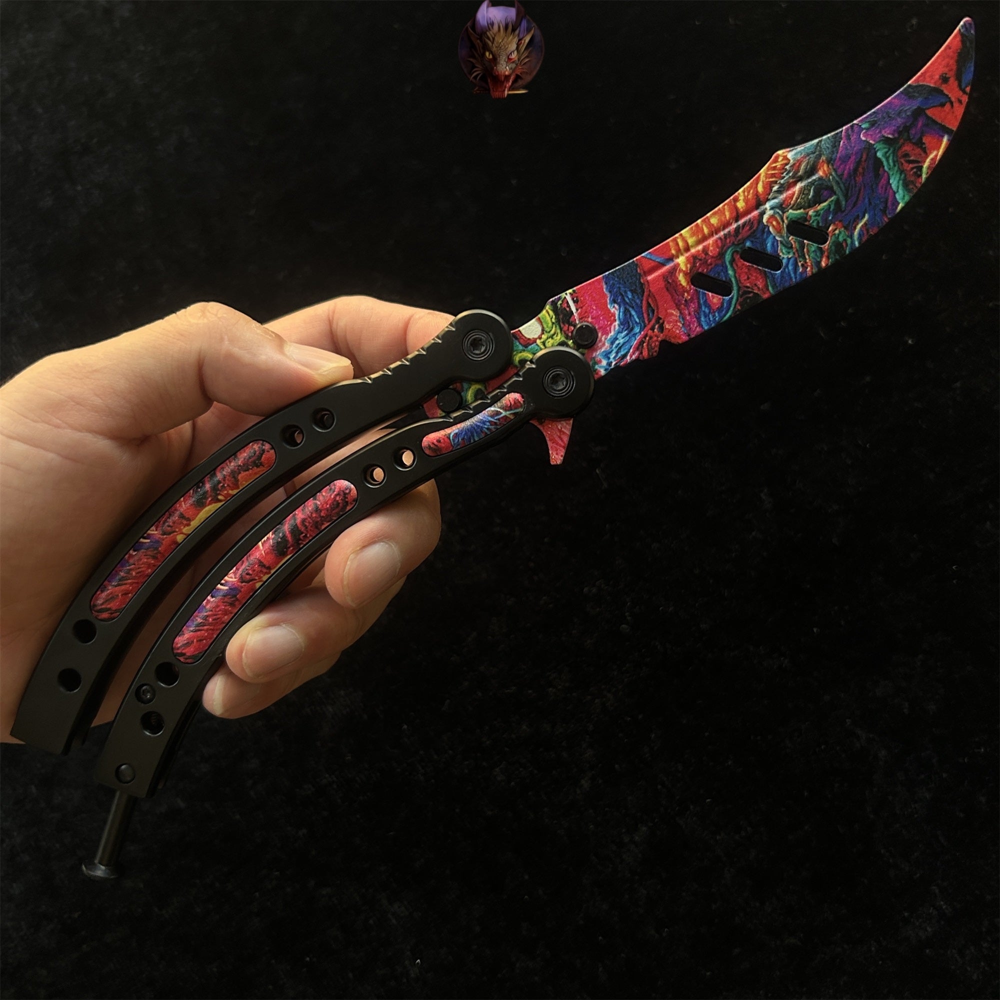 Go Game Balisong Butterfly Trainer Knife Steel Replicas Collections