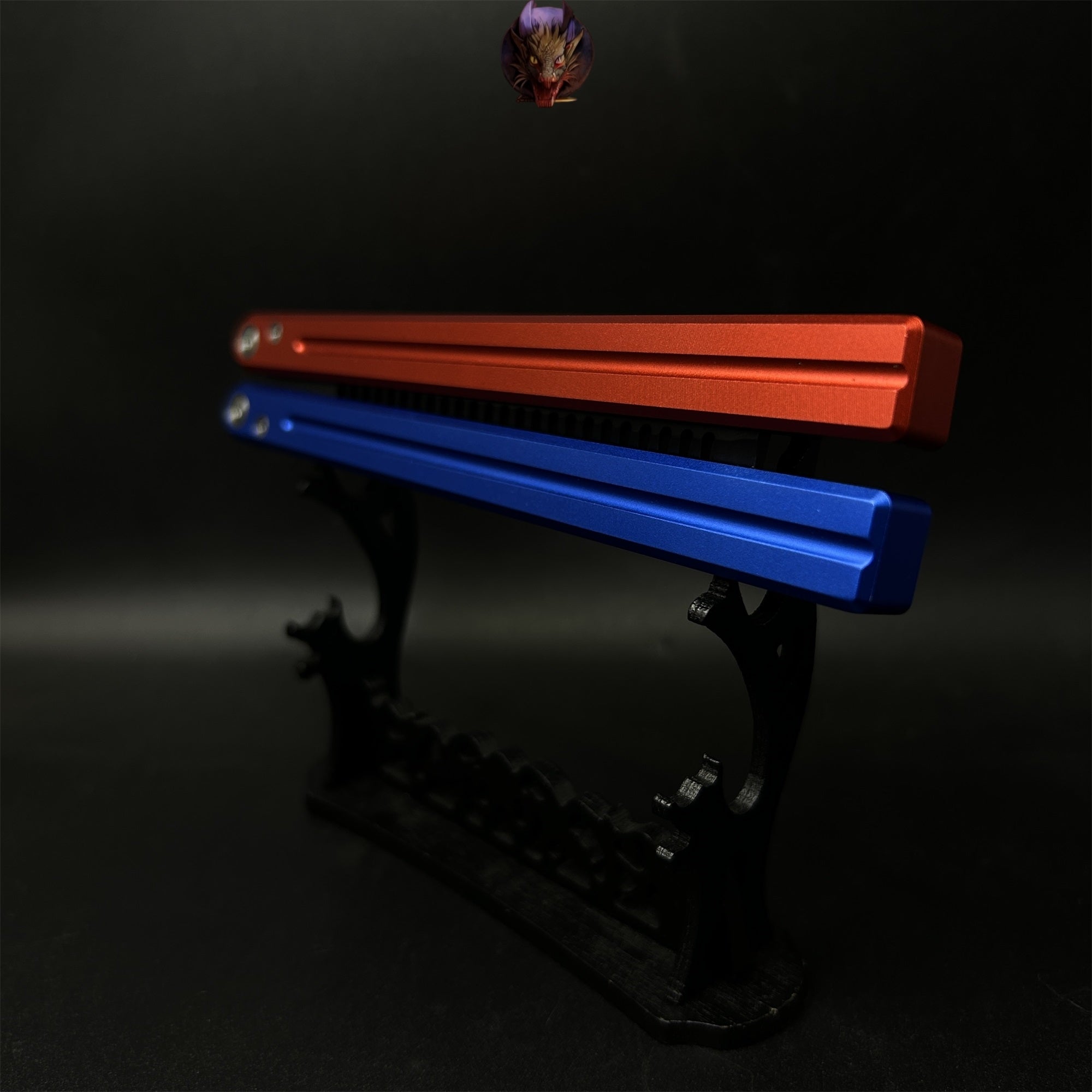 High-End CNC Balisong Comb Butterfly Knife Trainer
