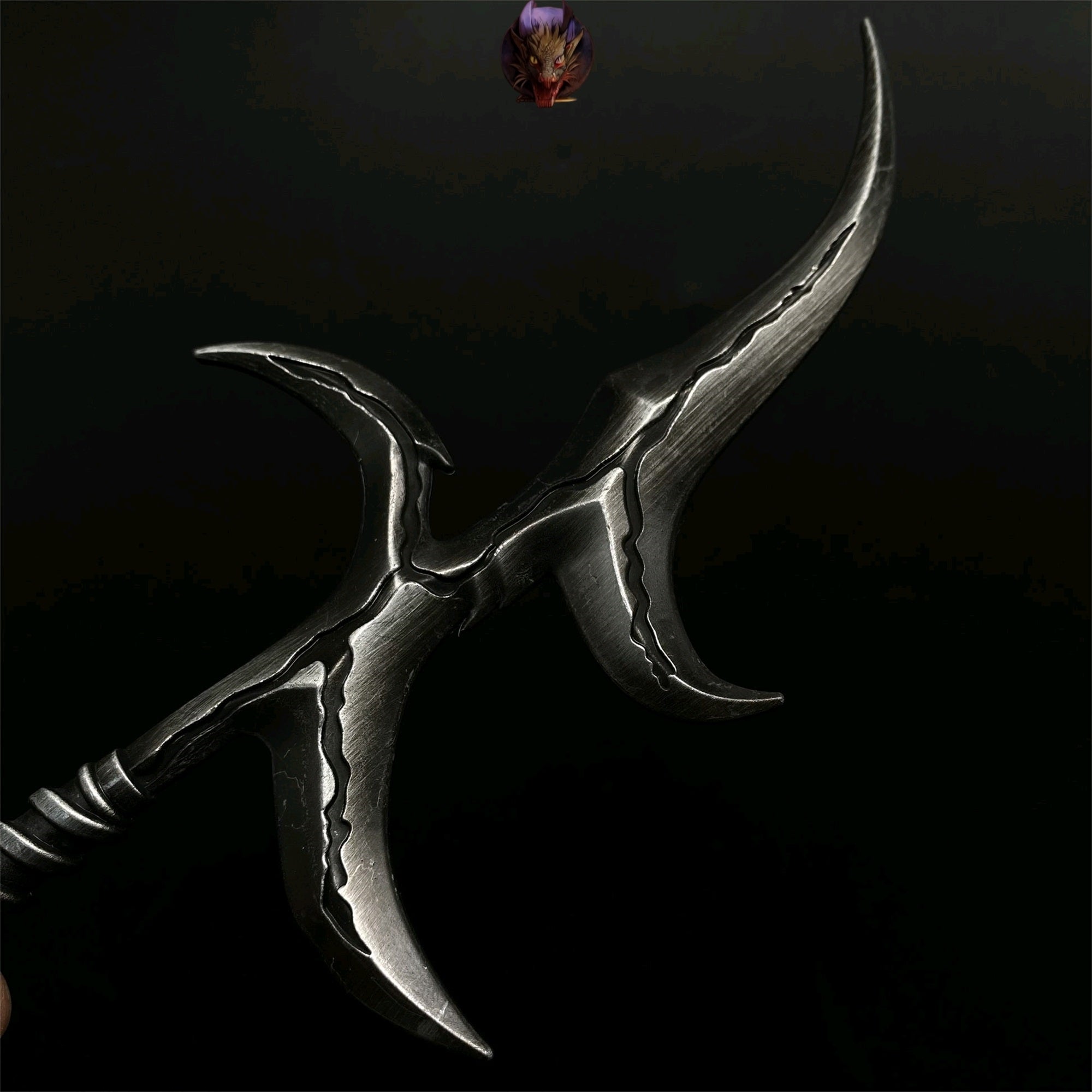 ER Black Knife Metal Miniature For Display Meta Replica