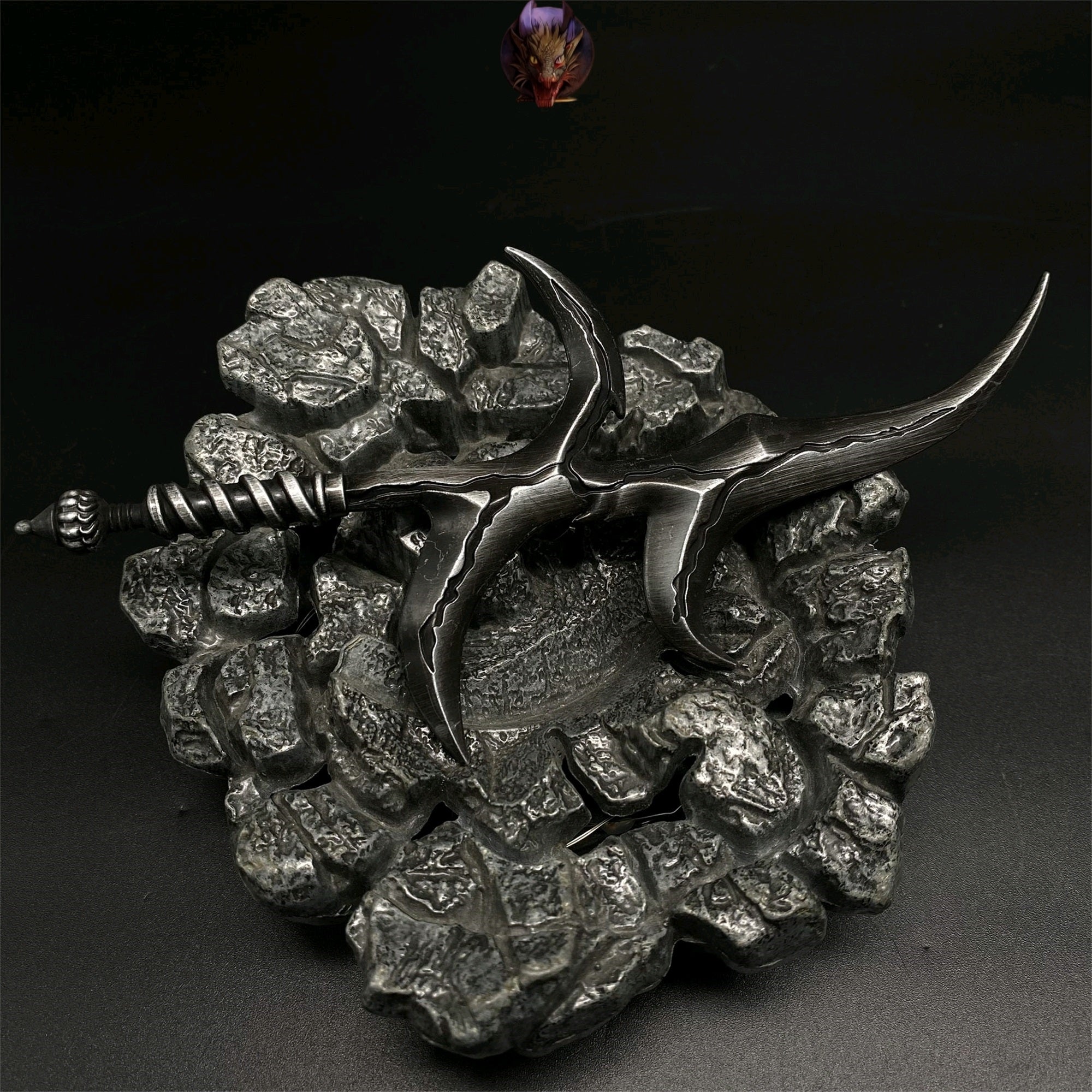 ER Black Knife Metal Miniature For Display Meta Replica