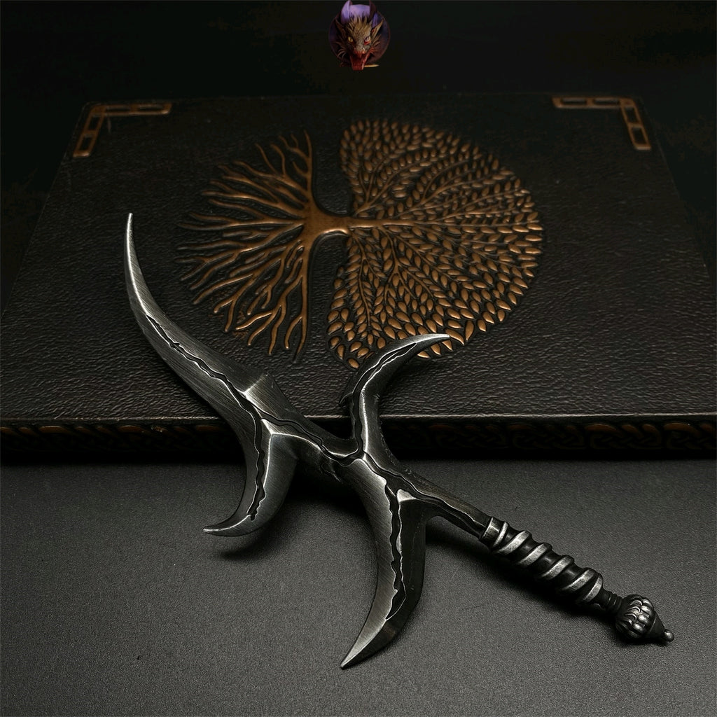 ER Black Knife Metal Miniature For Display Meta Replica