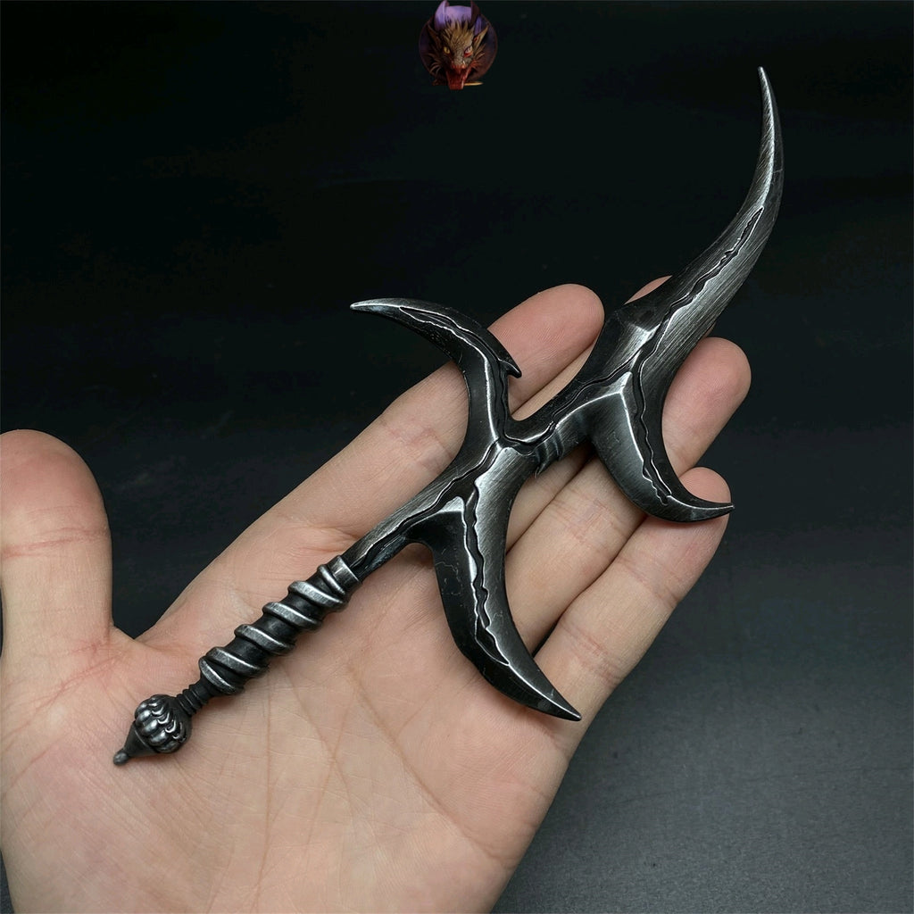 ER Black Knife Metal Miniature For Display Meta Replica