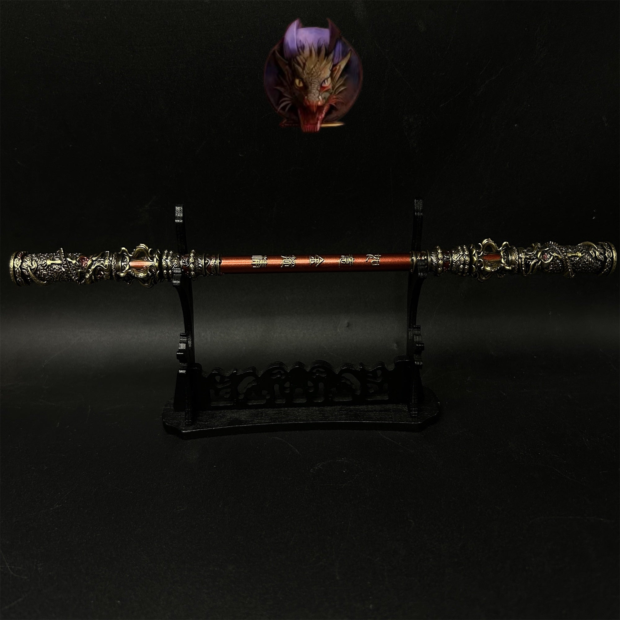 Black Myth Wukong Bar 8.7'' Ruyi Jingu Bang Metal Replica