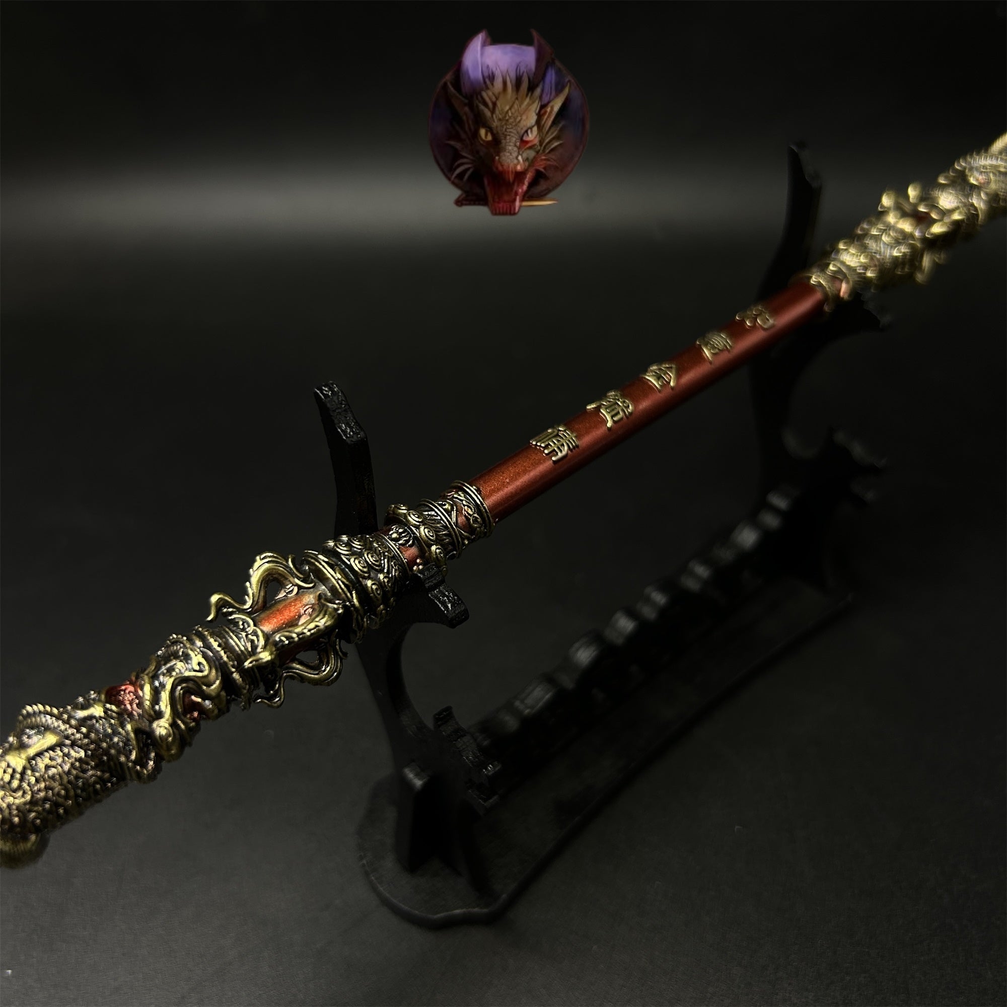 Black Myth Wukong Bar 8.7'' Ruyi Jingu Bang Metal Replica