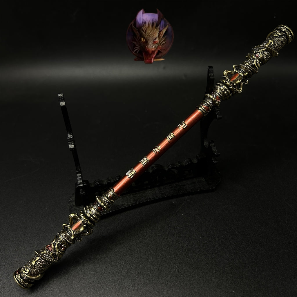 Black Myth Wukong Bar 8.7'' Ruyi Jingu Bang Metal Replica