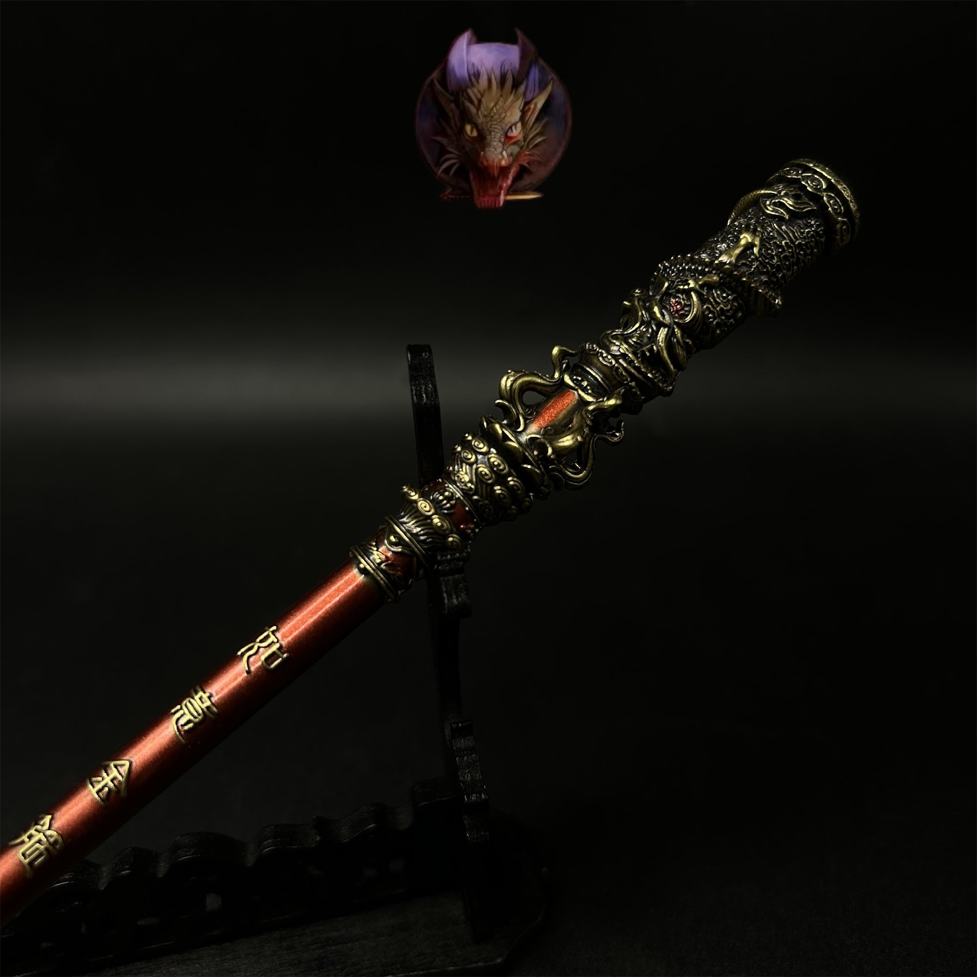 Black Myth Wukong Bar 8.7'' Ruyi Jingu Bang Metal Replica