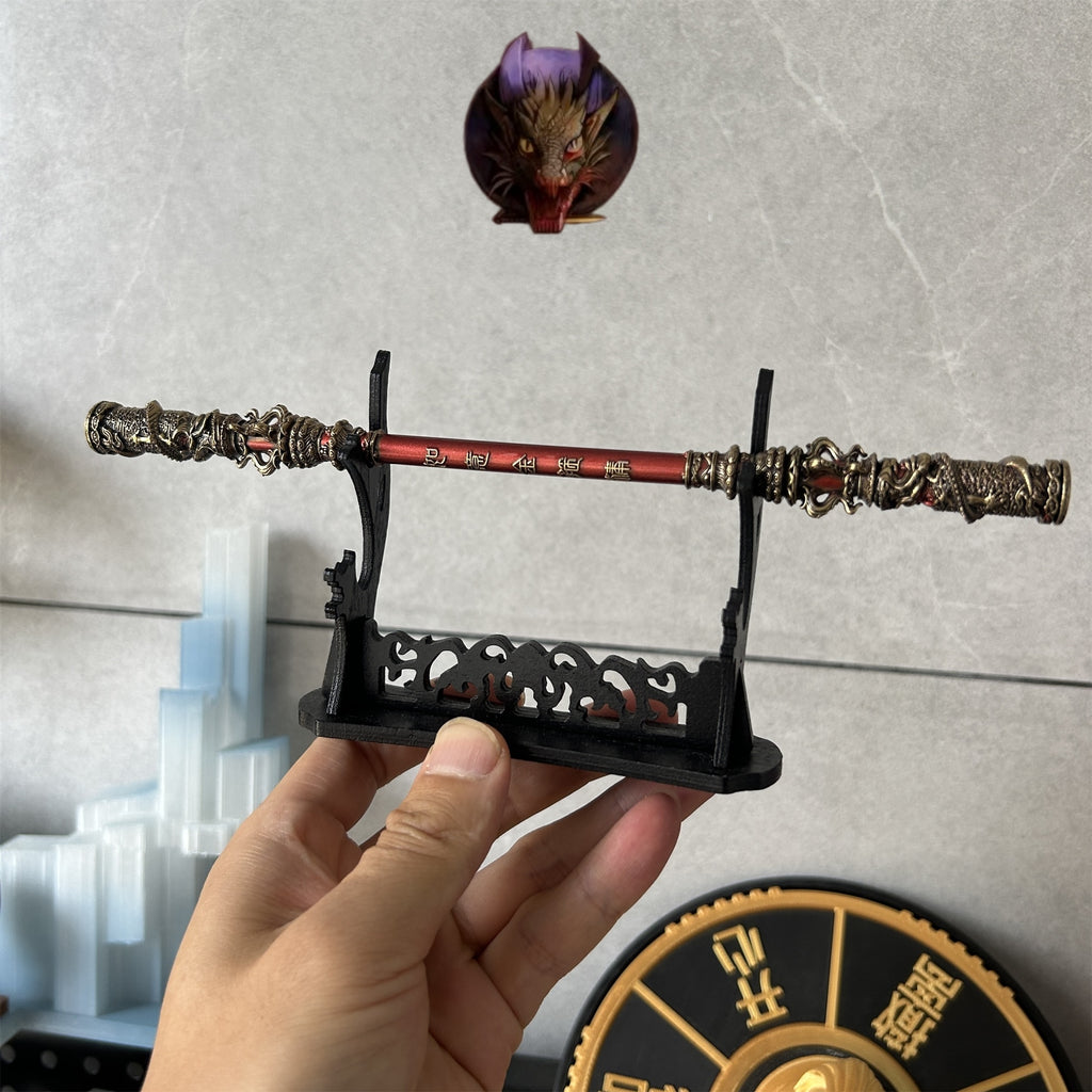 Black Myth Wukong Bar 8.7'' Ruyi Jingu Bang Metal Replica