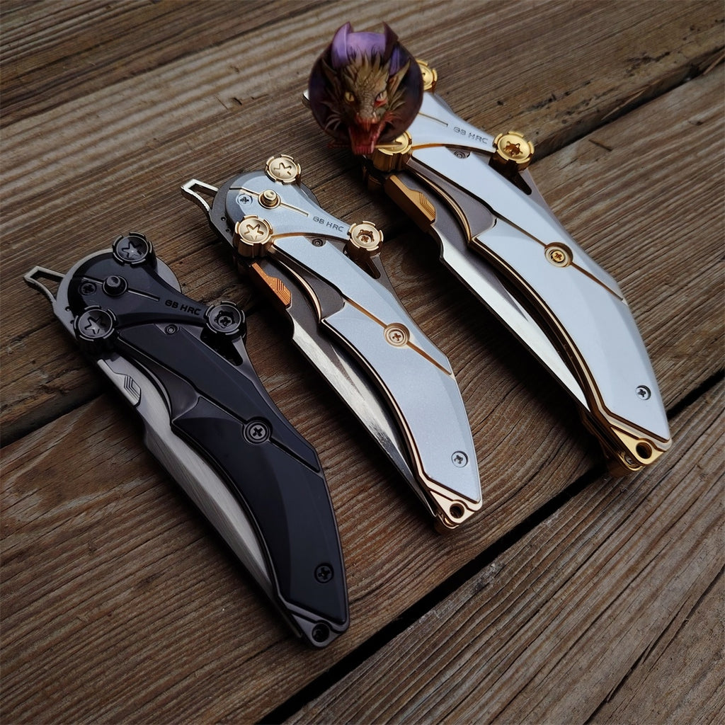 DF Blade Of Mercy Blunt Folding Knife Metal Replica