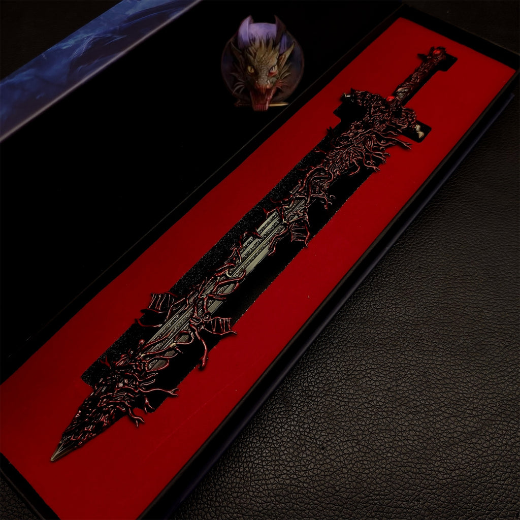 Soul Game Blasphemous Blade Metal Replica With Gift Box