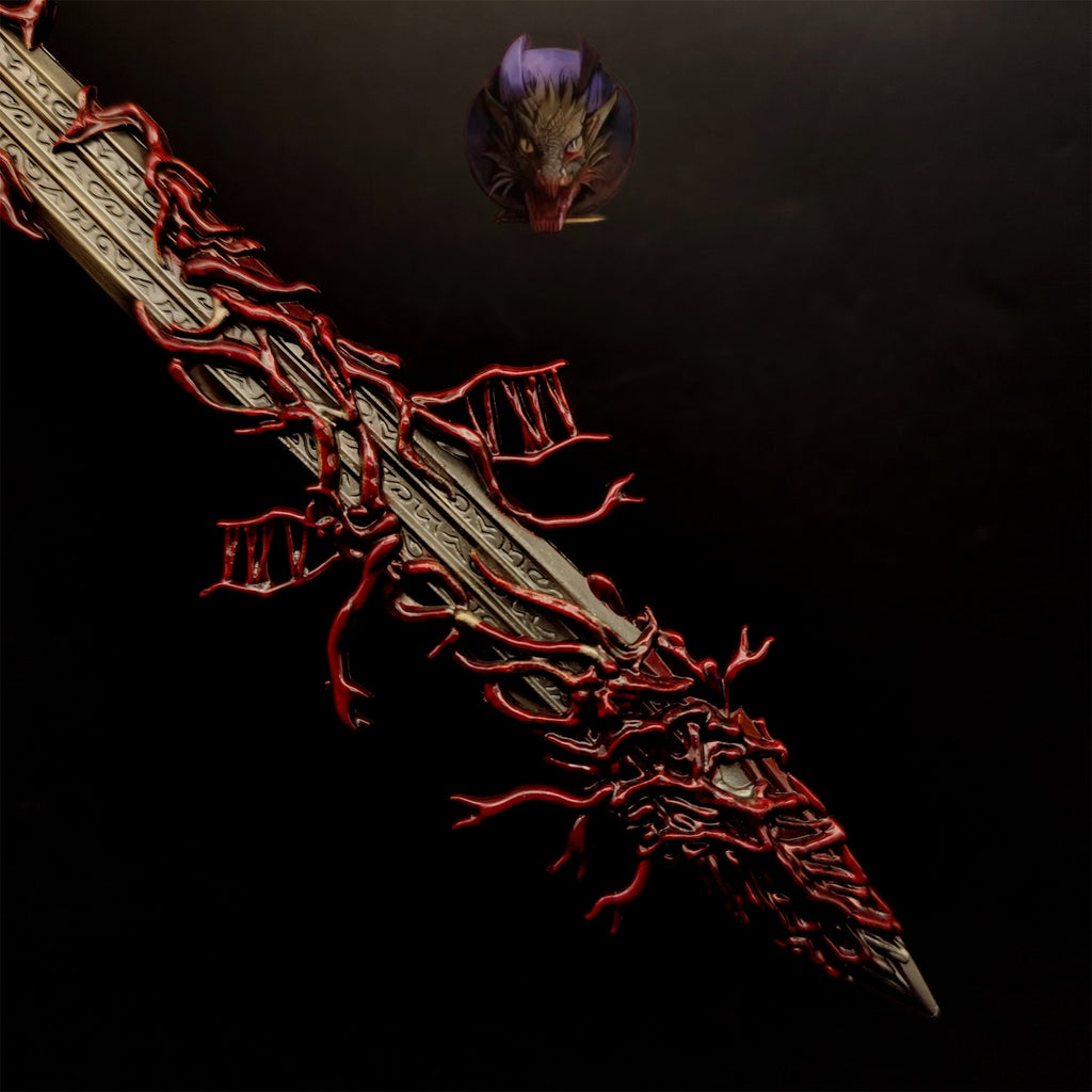 Soul Game Blasphemous Blade Metal Replica With Gift Box