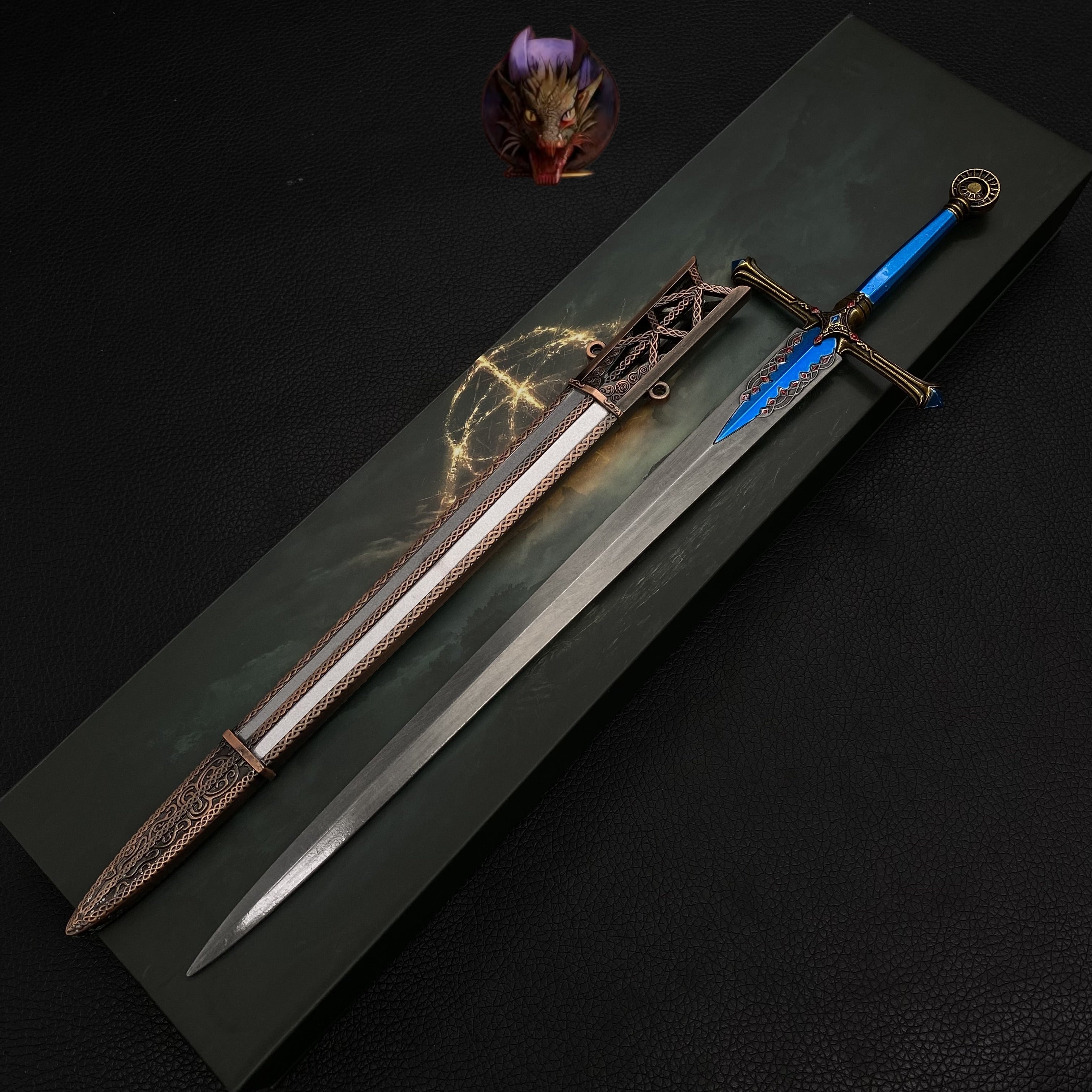 Carian Knight's Sword Metal Replica With Gift Box