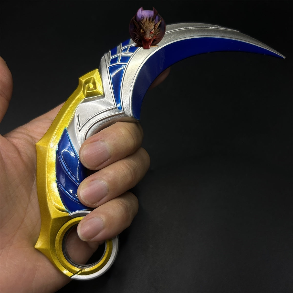 Celadon Dragon Charm Karambit Metal Replica 3 Options
