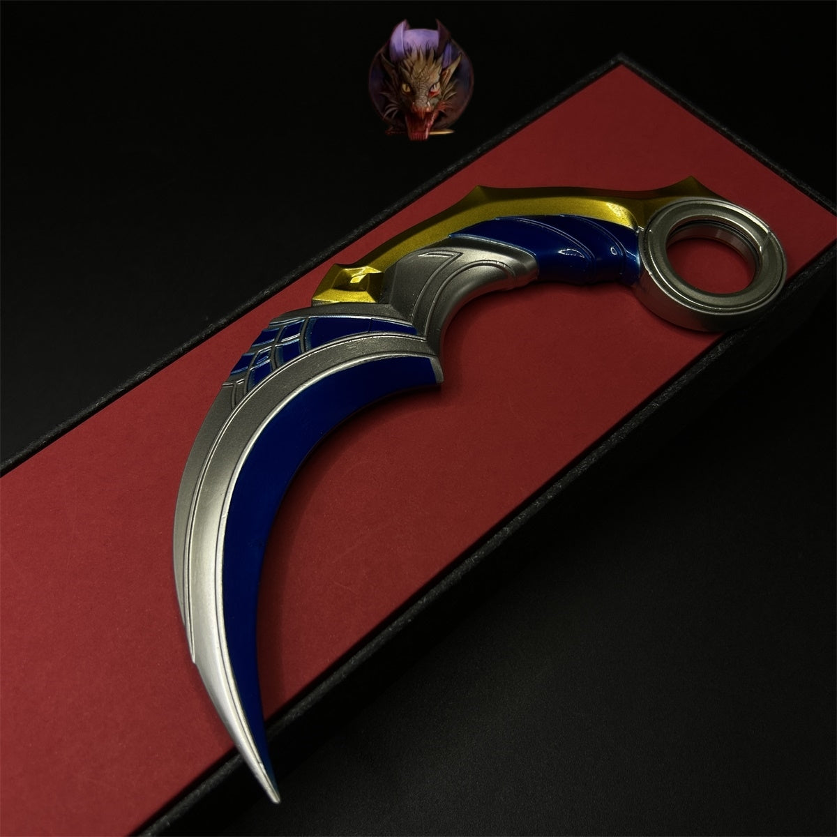 Celadon Dragon Charm Karambit Metal Replica 3 Options