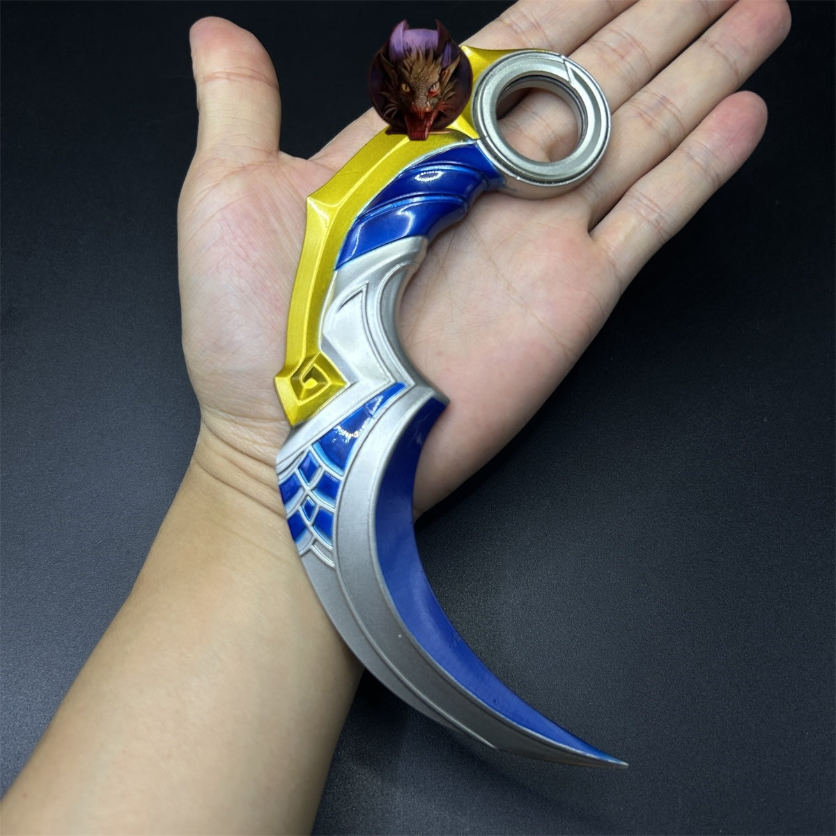 Celadon Dragon Charm Karambit Metal Replica 3 Options